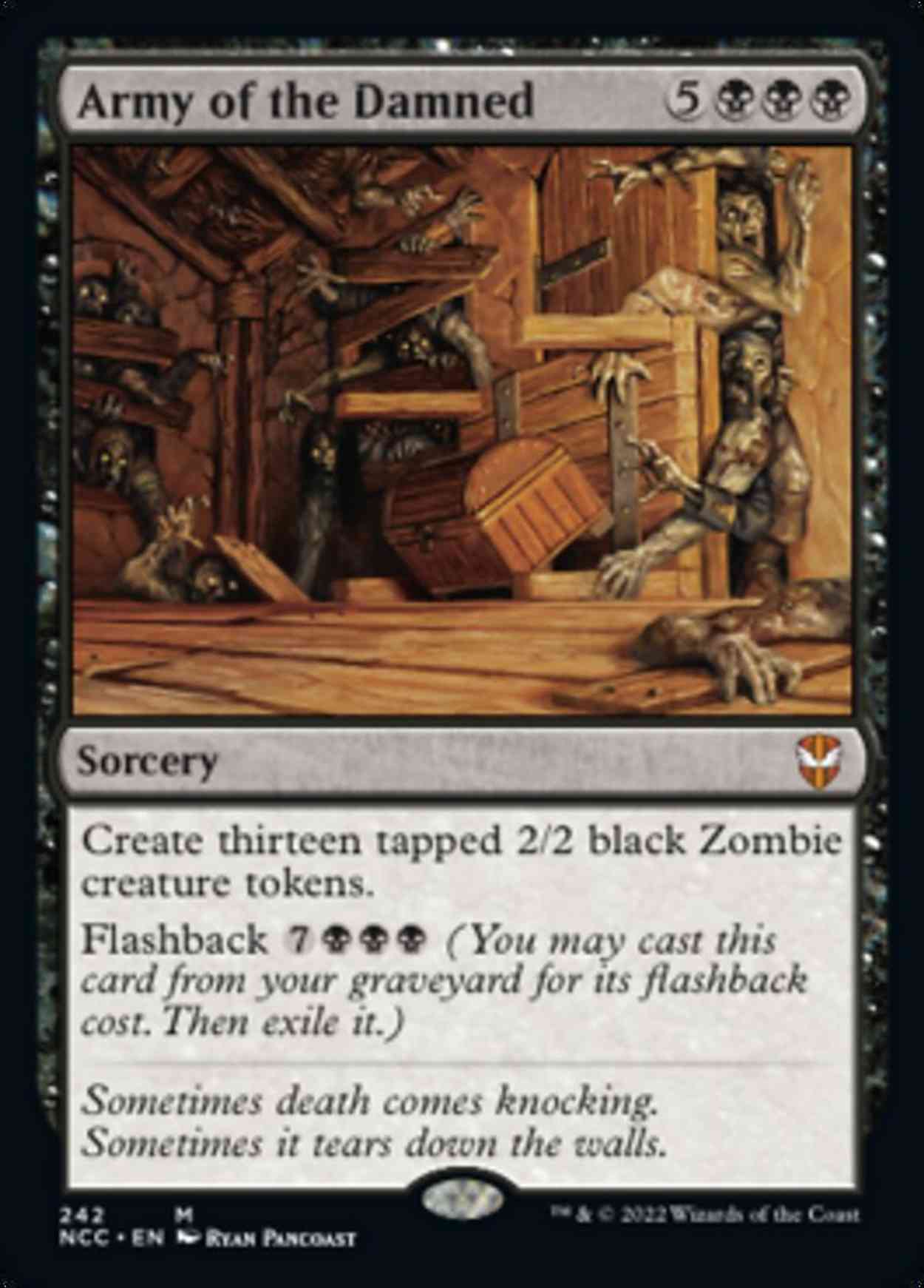 Army of the Damned magic card front