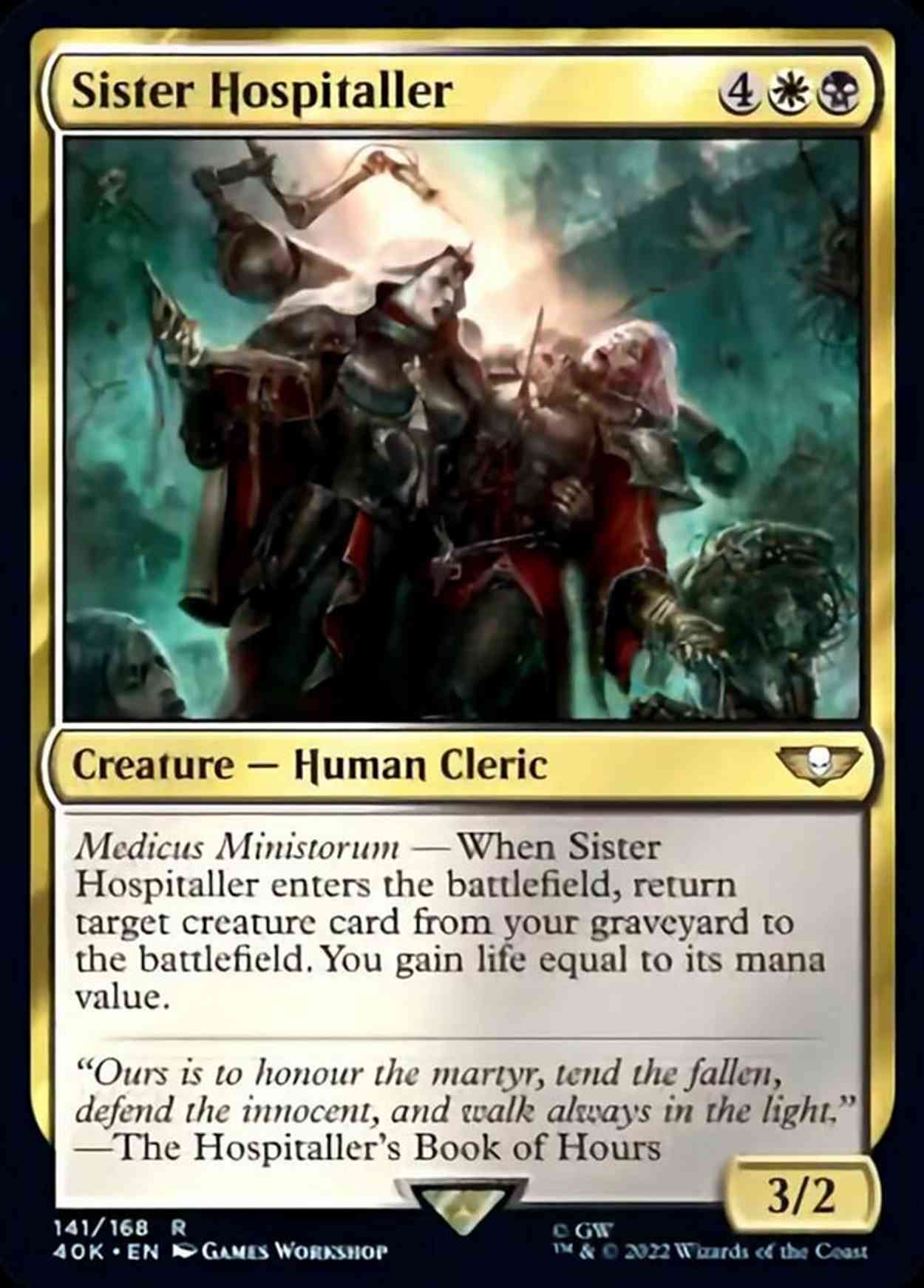 Sister Hospitaller magic card front