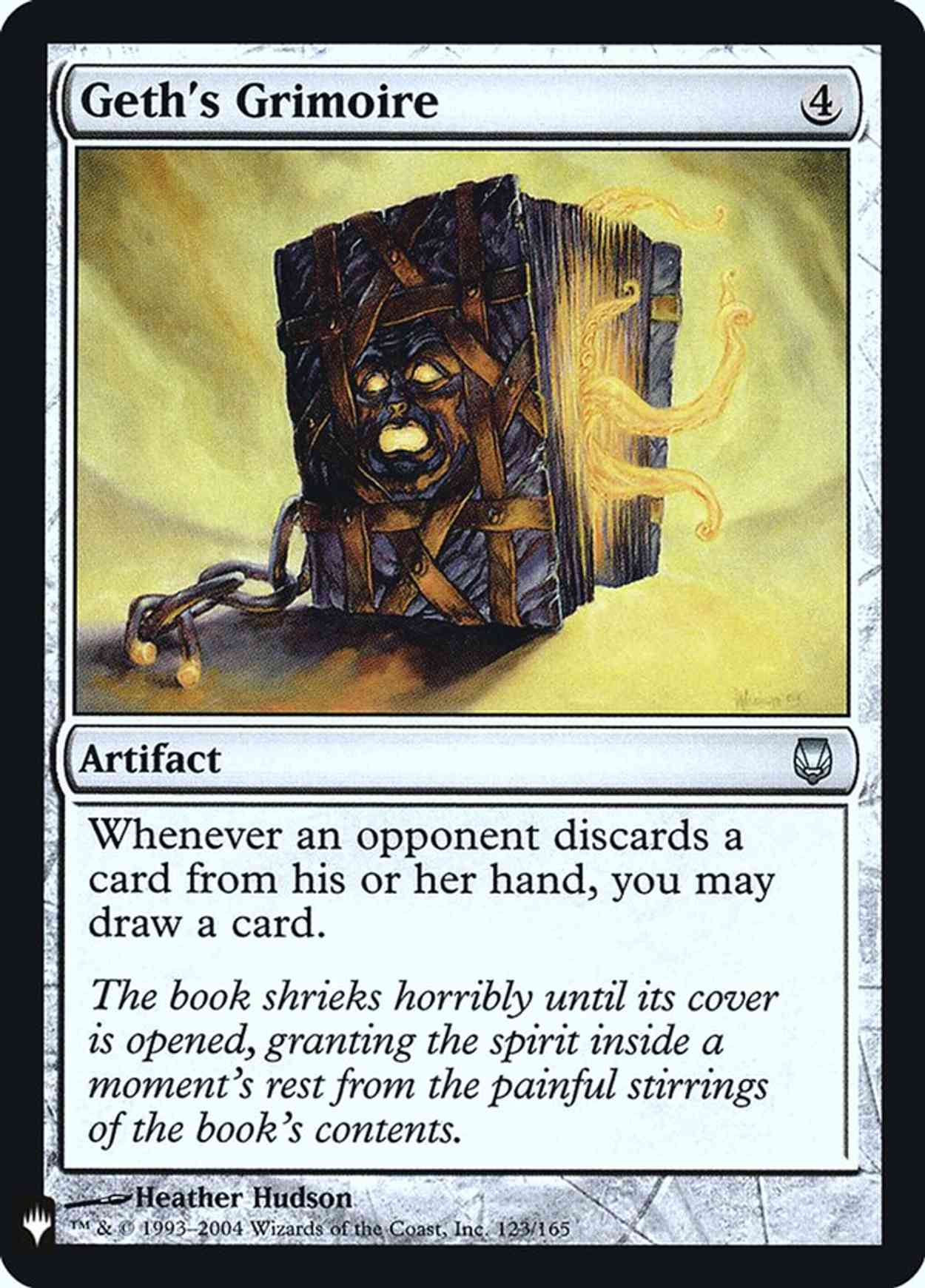 Geth's Grimoire magic card front