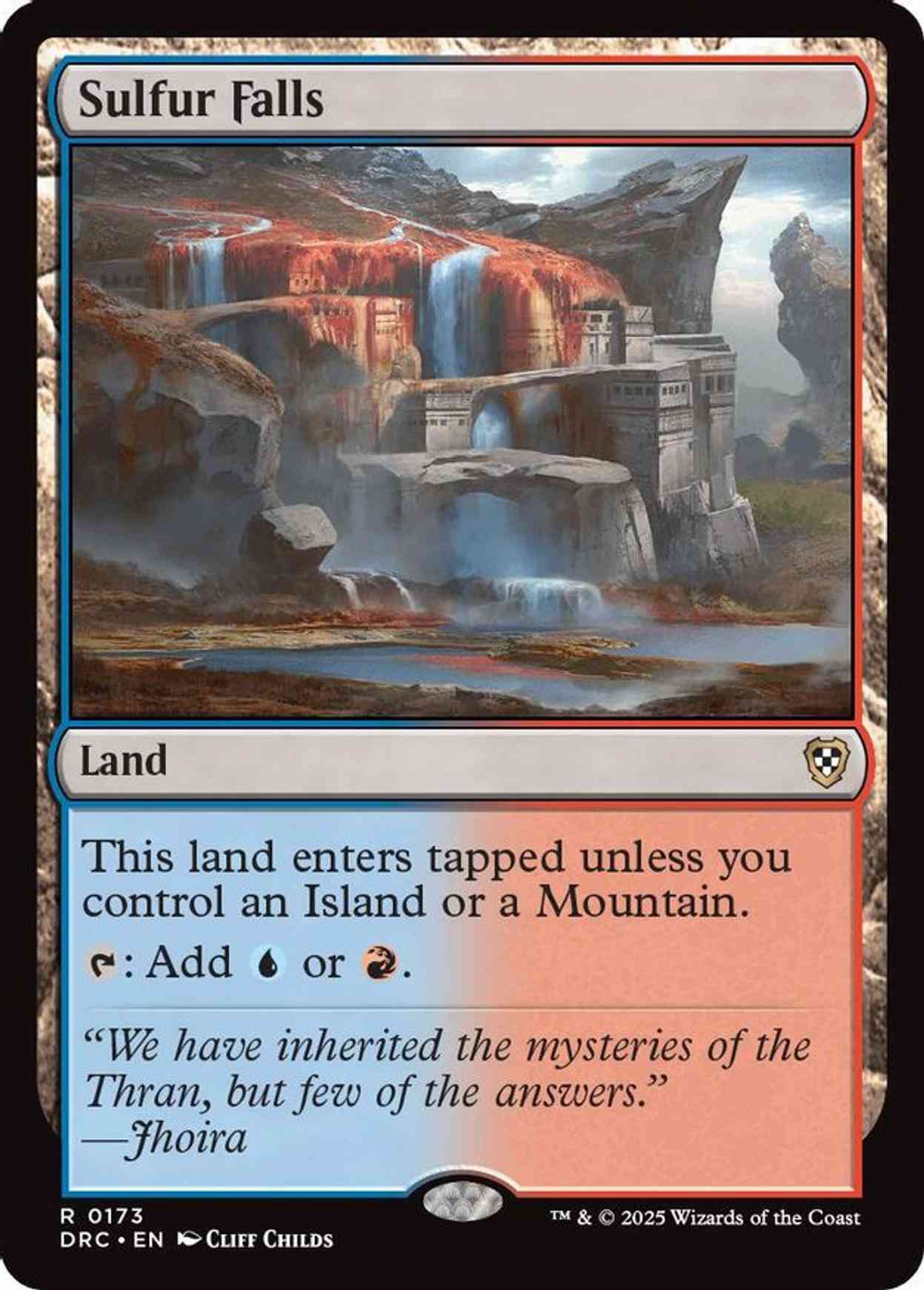 Sulfur Falls magic card front