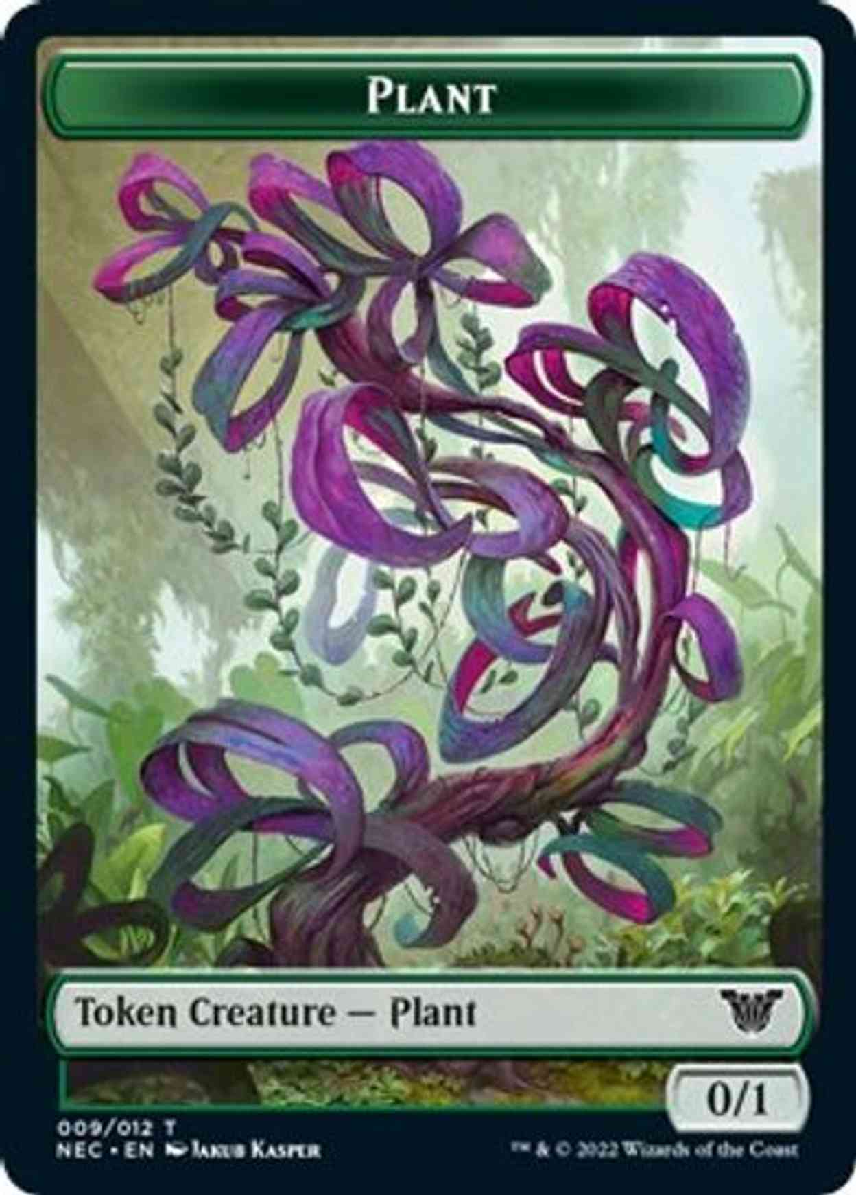 Plant // Treasure Double Sided Token magic card front
