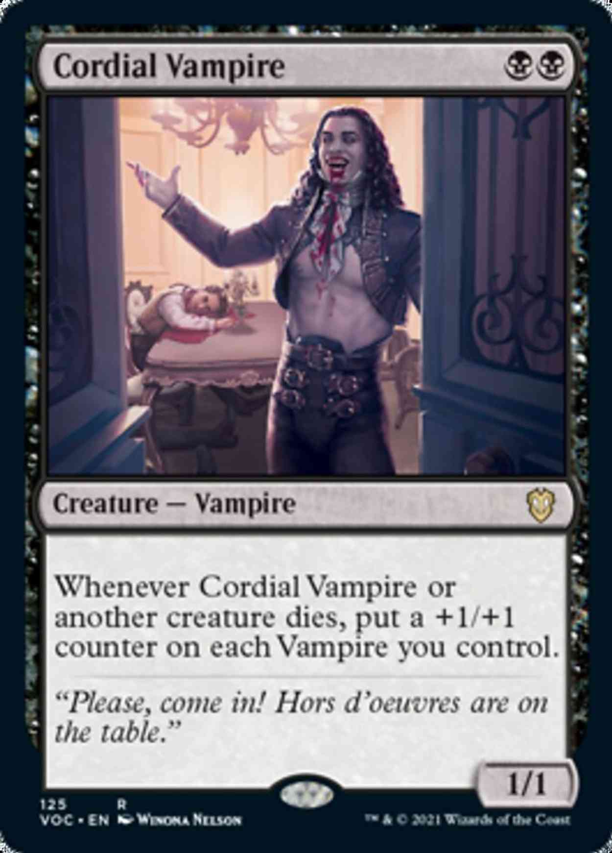 Cordial Vampire magic card front