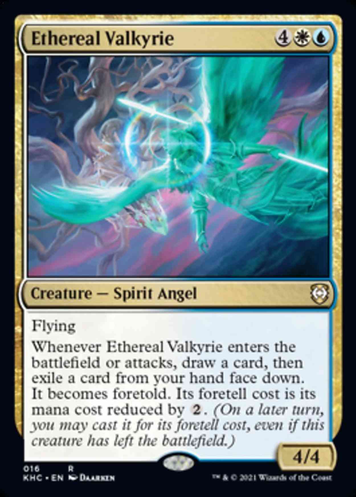 Ethereal Valkyrie magic card front