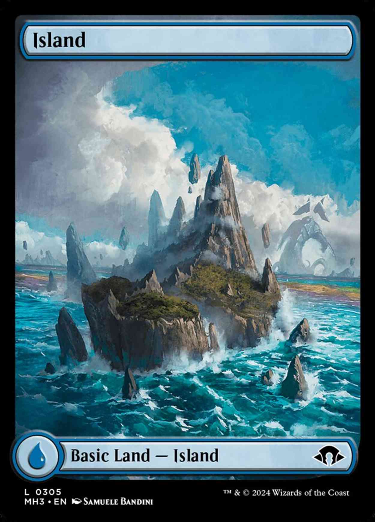 Island (0305) magic card front