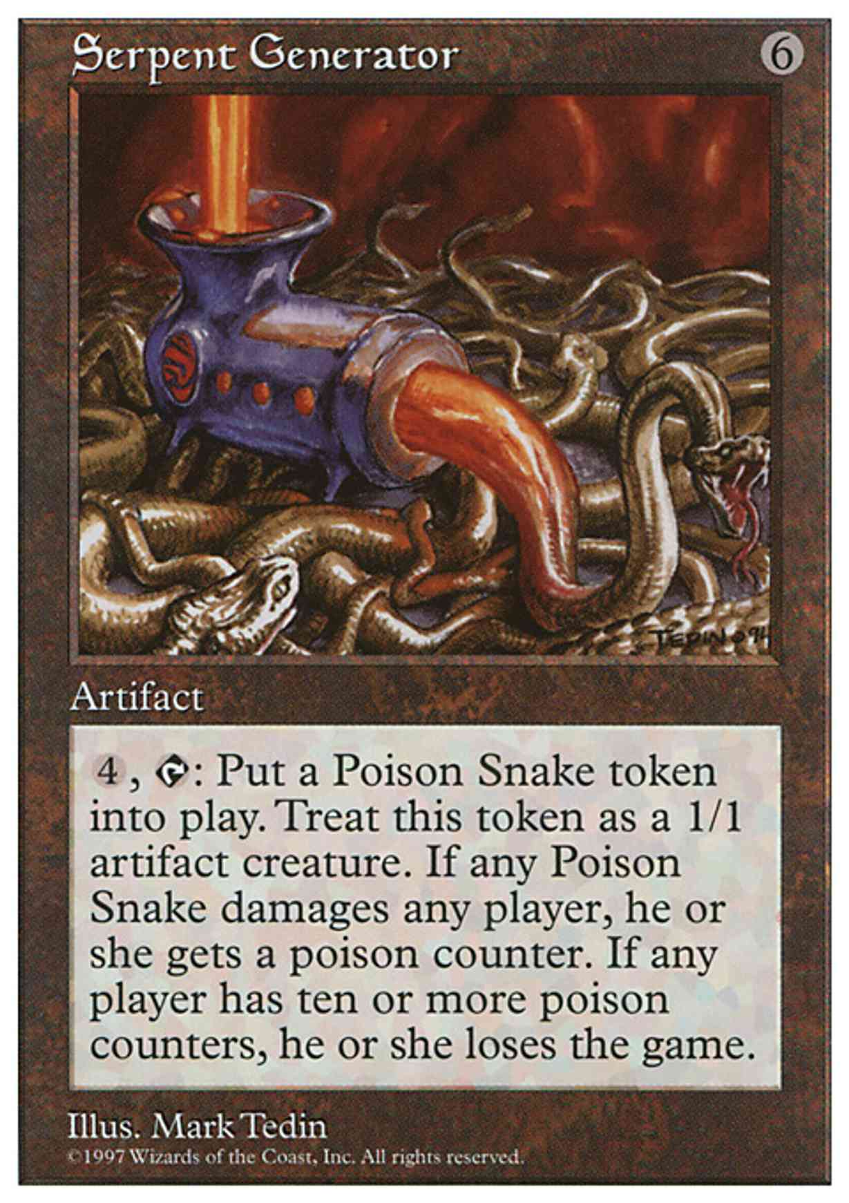 Serpent Generator magic card front