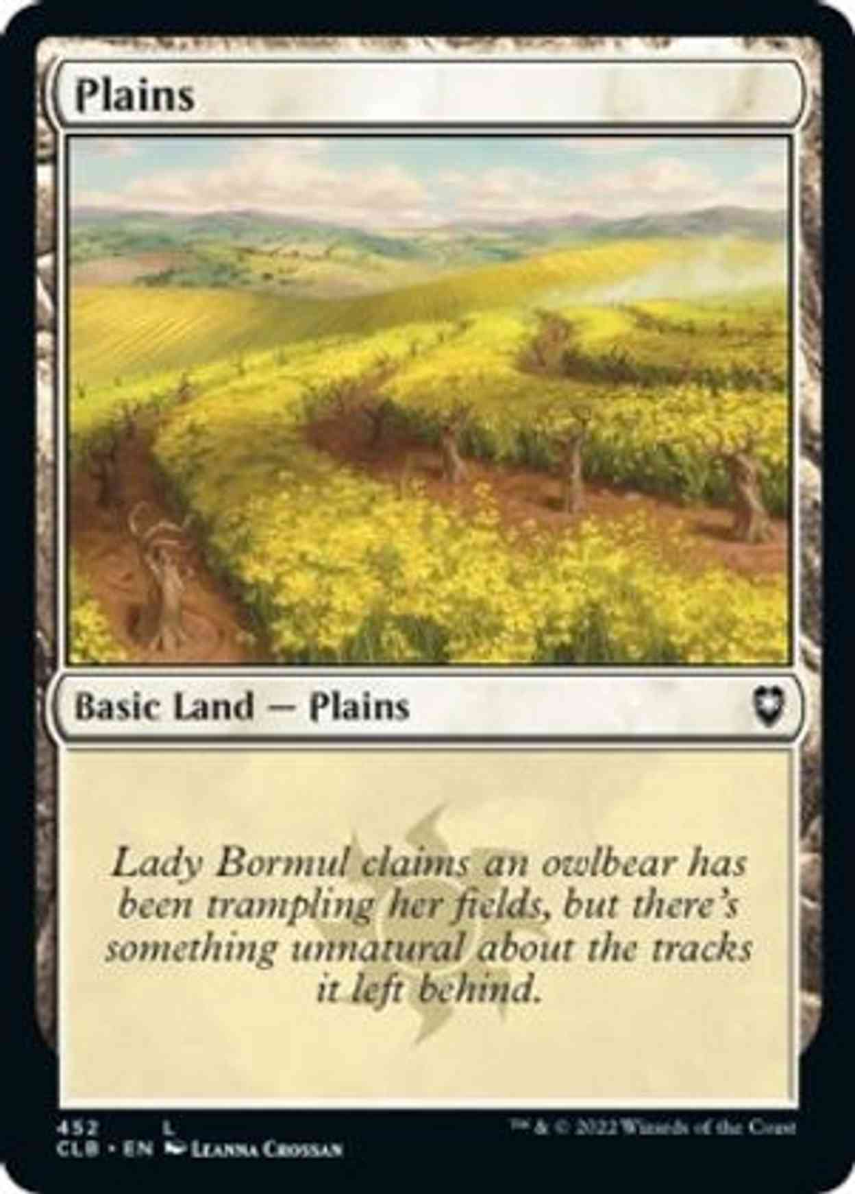 Plains (452) magic card front