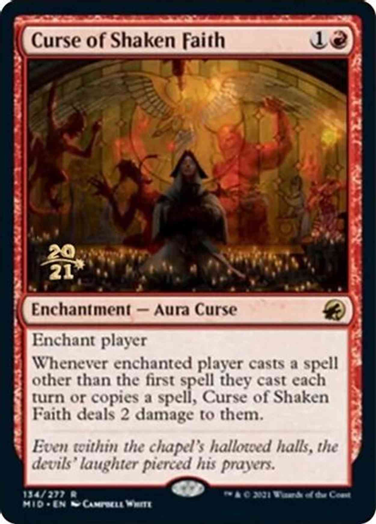 Curse of Shaken Faith magic card front