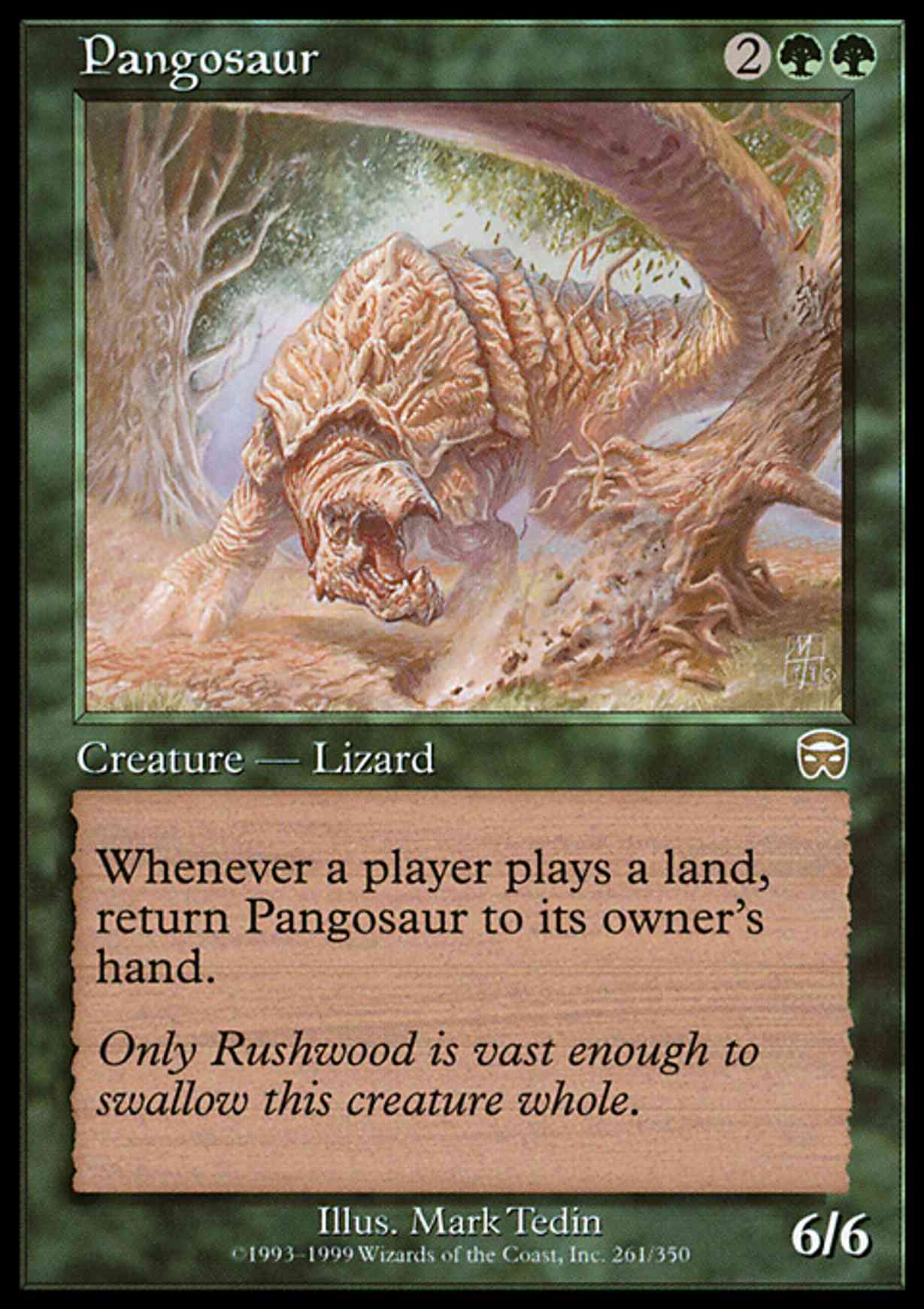 Pangosaur magic card front