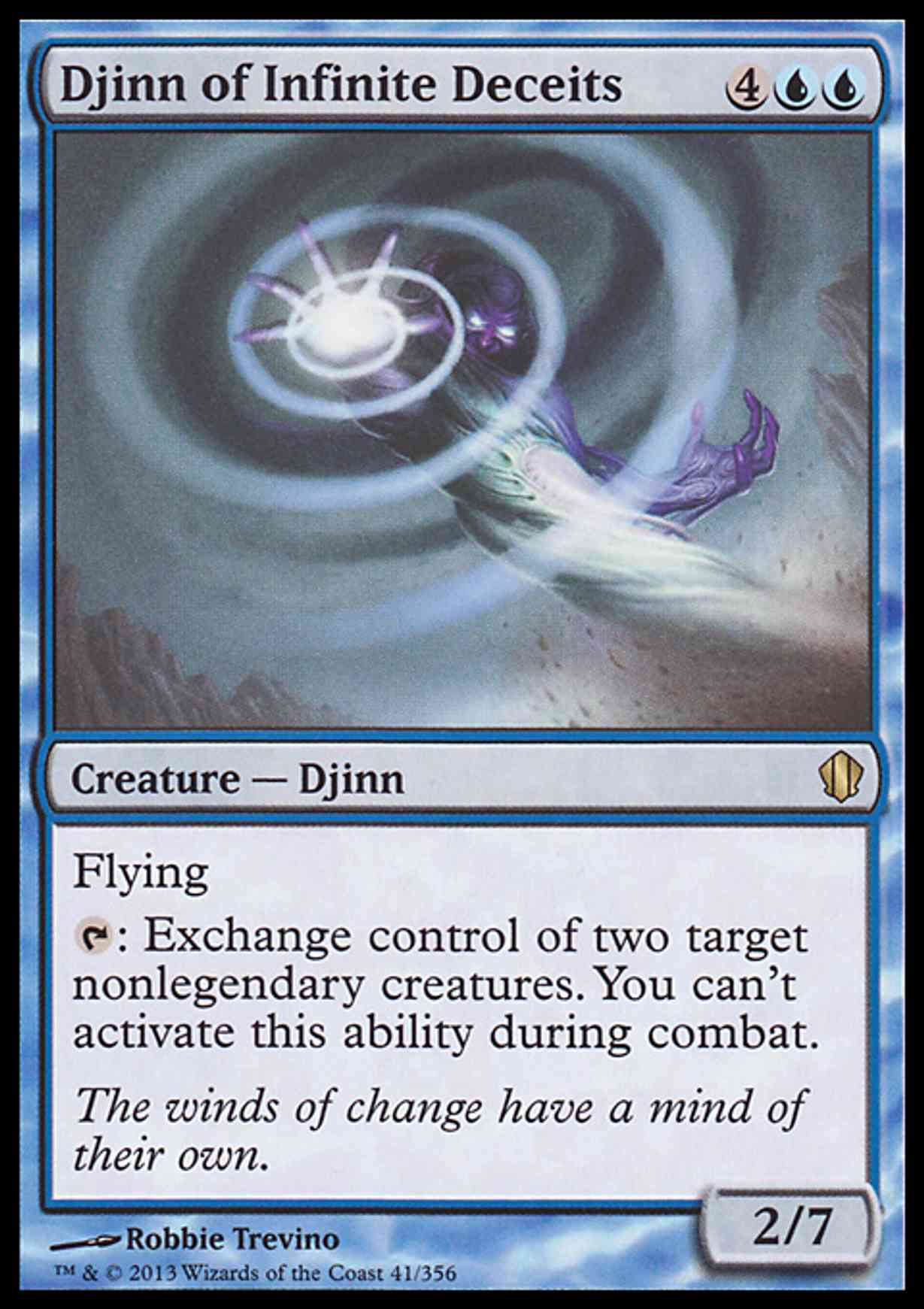 Djinn of Infinite Deceits magic card front