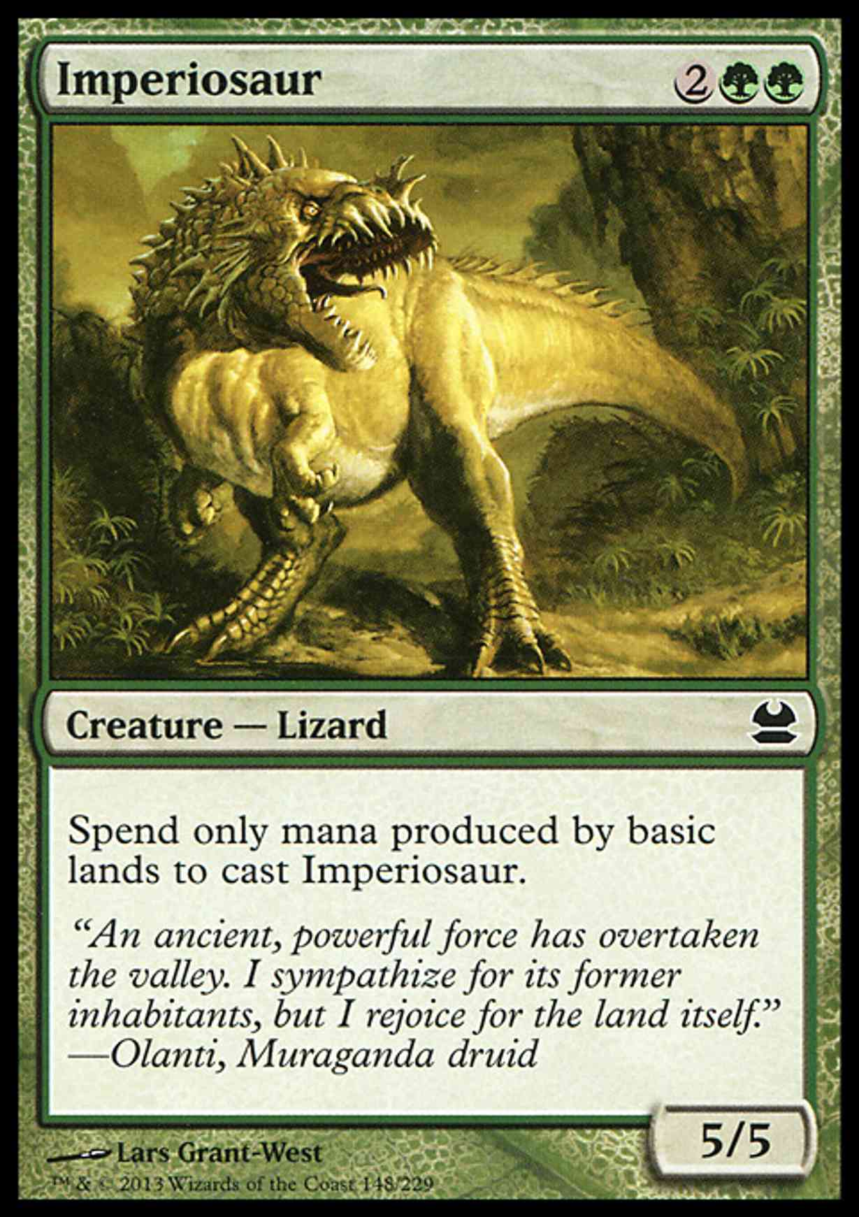 Imperiosaur magic card front