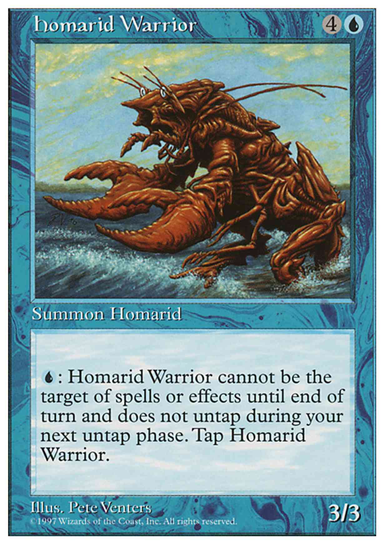 Homarid Warrior magic card front