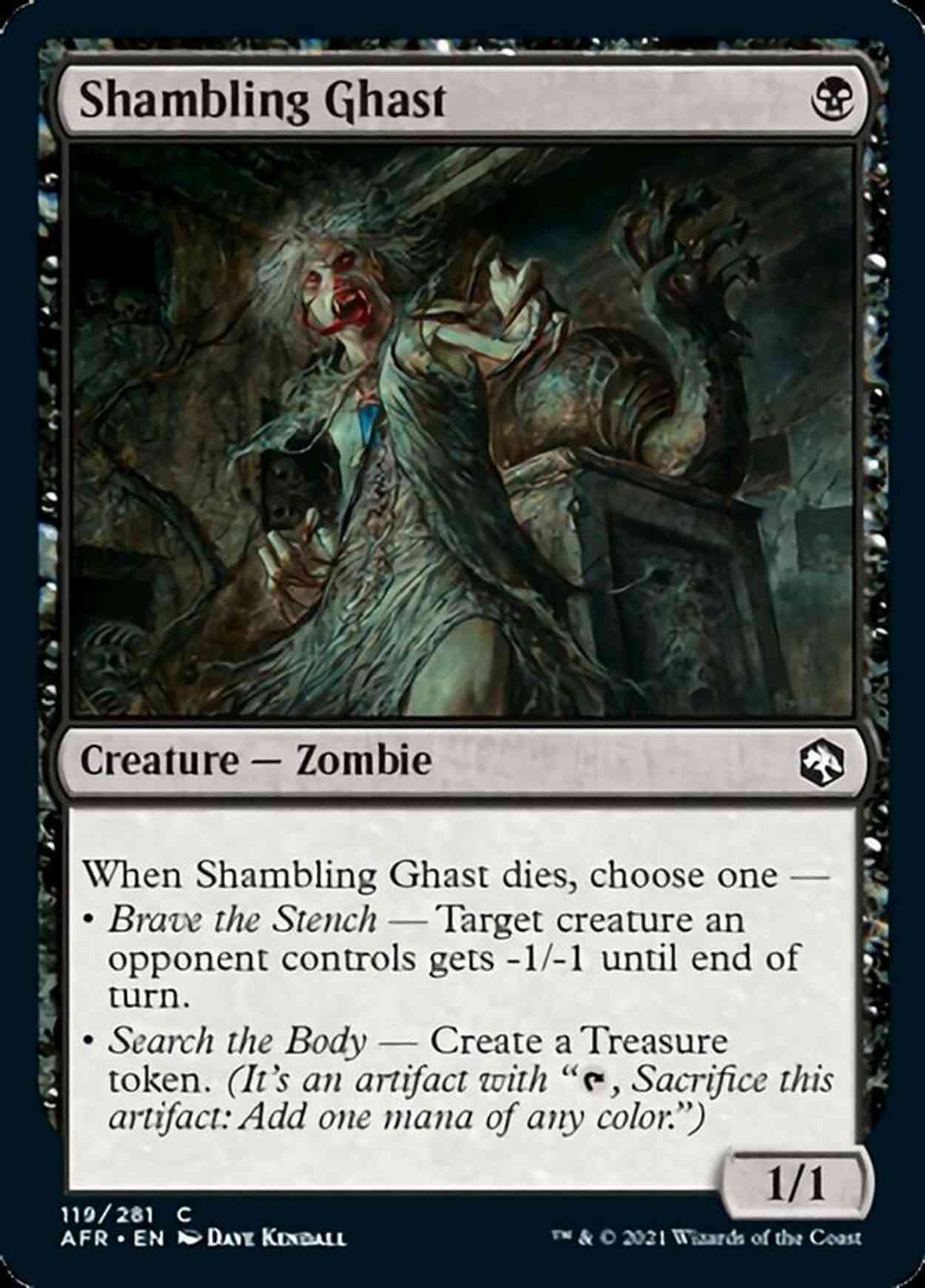 Shambling Ghast magic card front