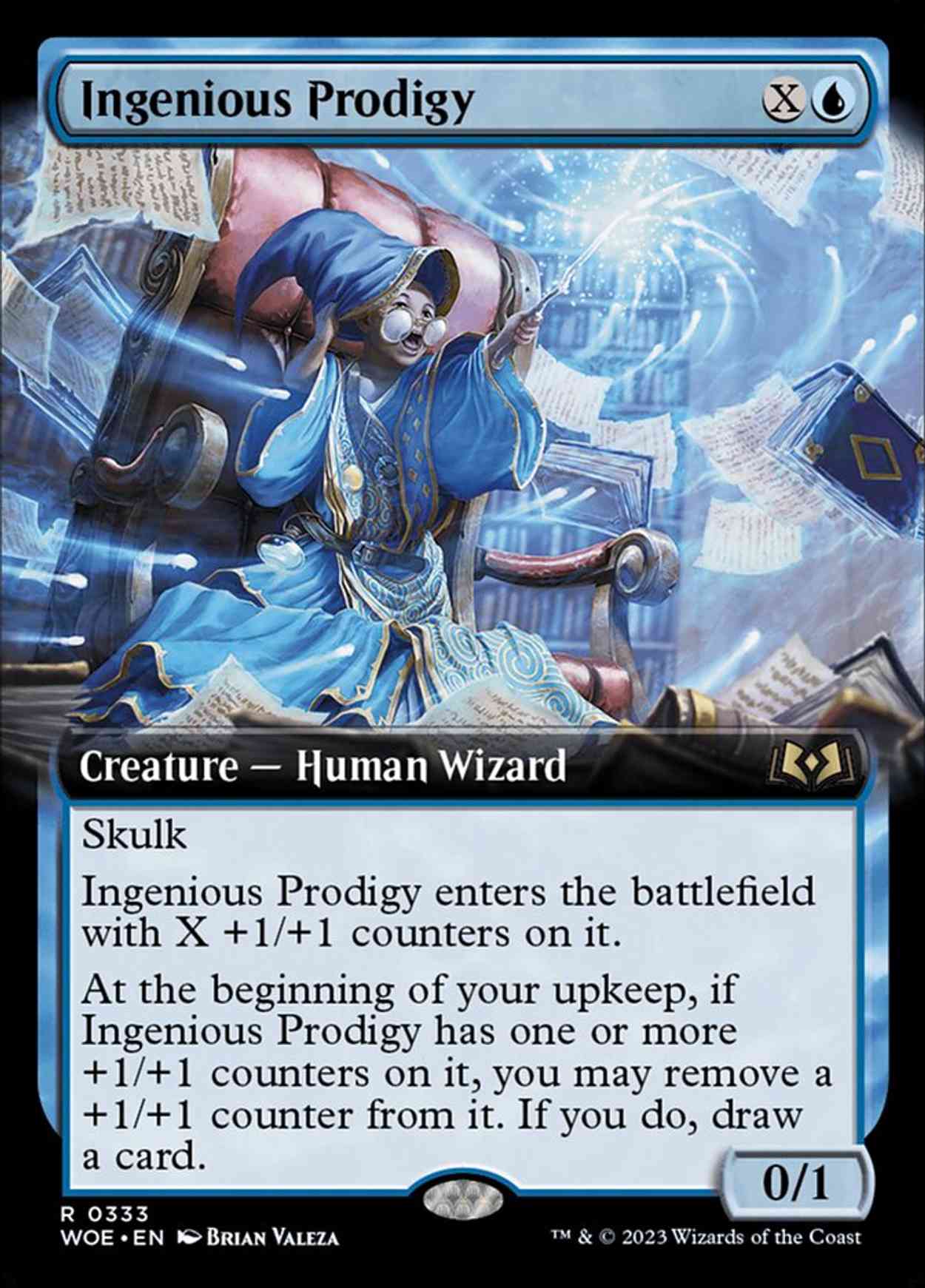 Ingenious Prodigy (Extended Art) magic card front