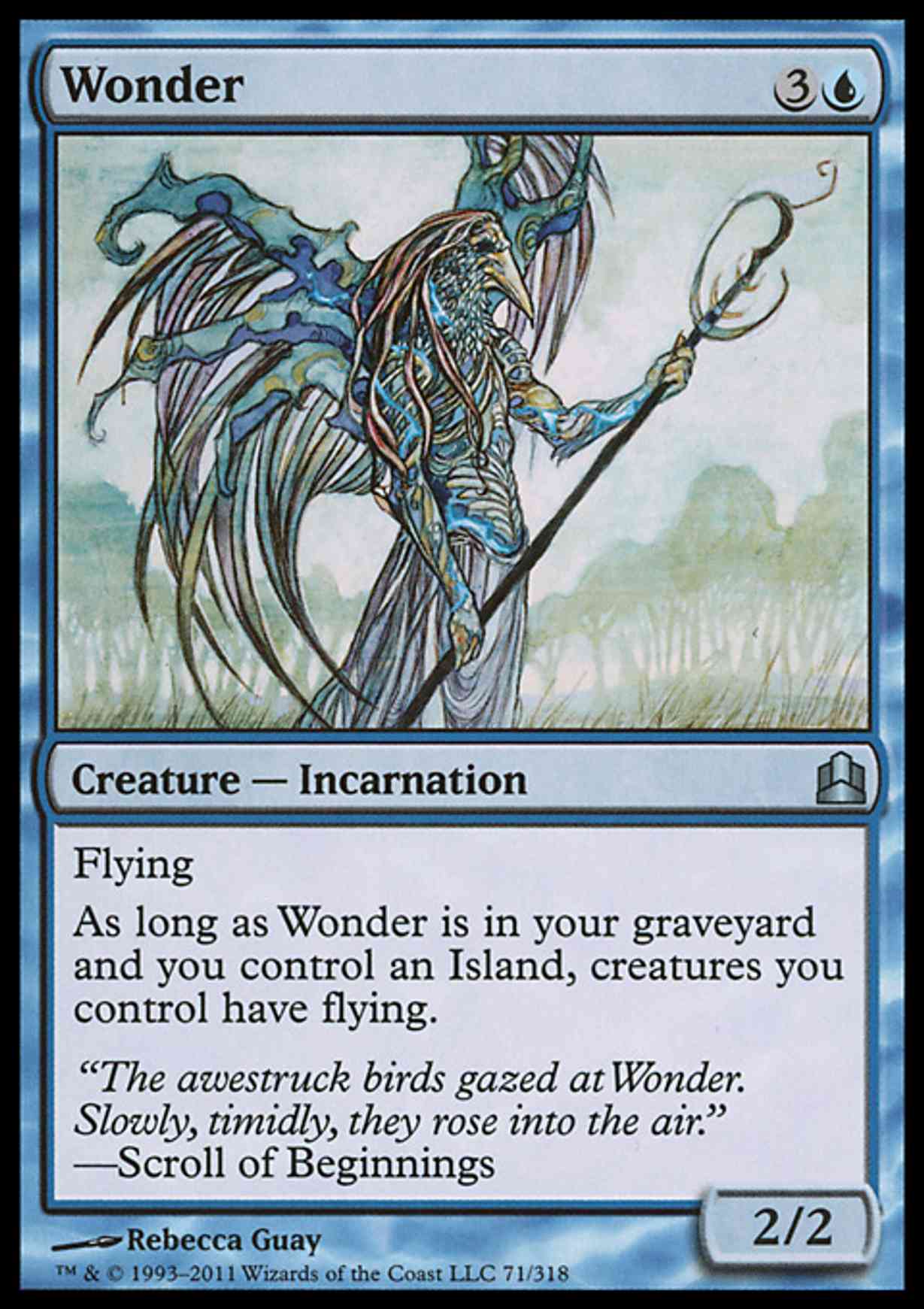 Wonder magic card front