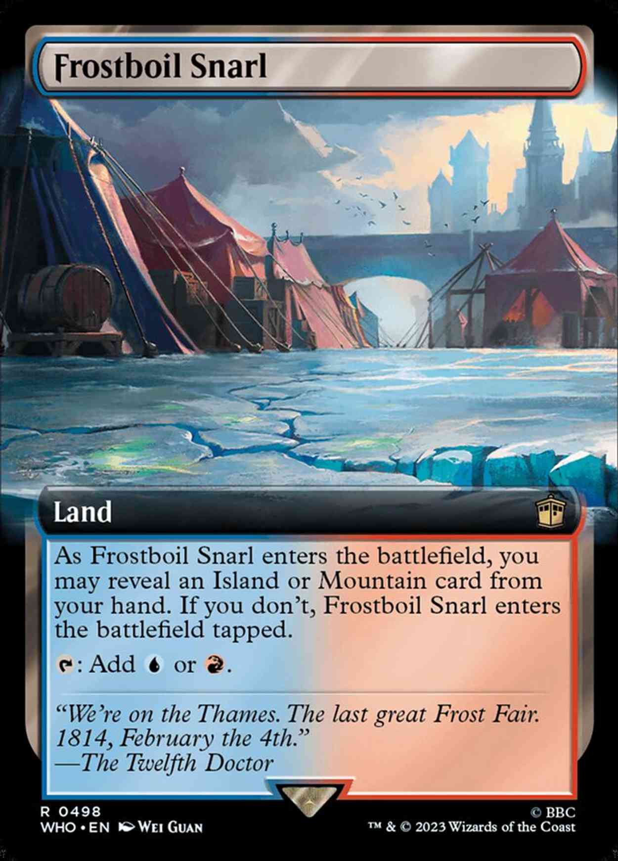 Frostboil Snarl (Extended Art) magic card front