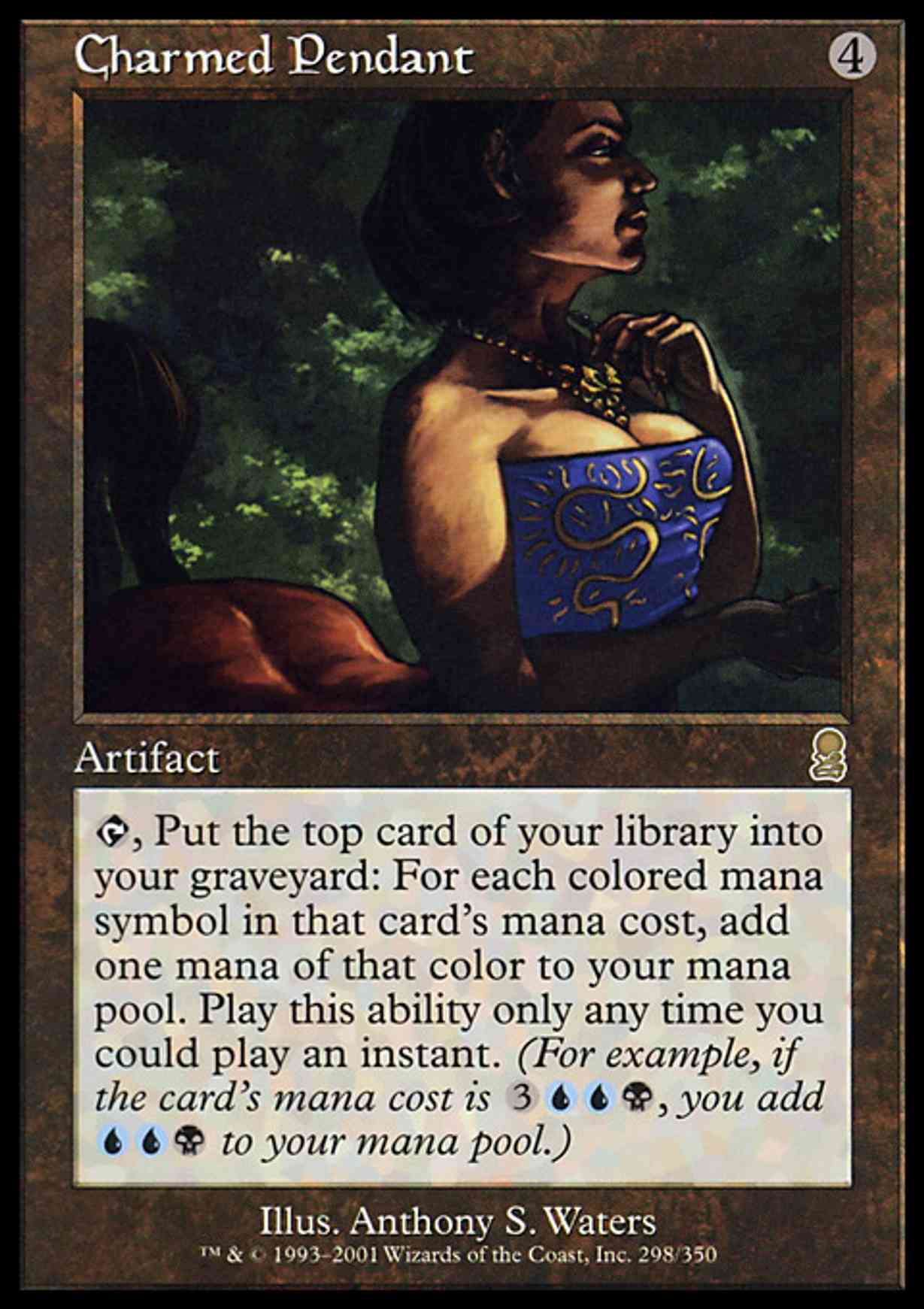 Charmed Pendant magic card front