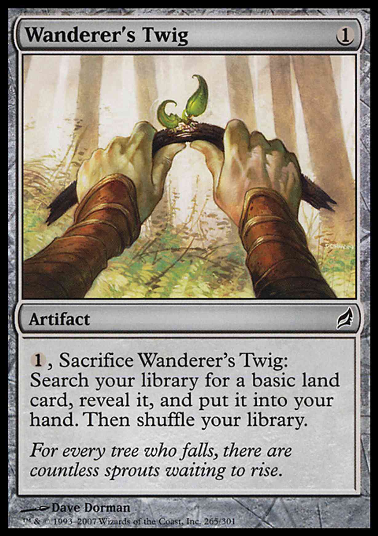 Wanderer's Twig magic card front