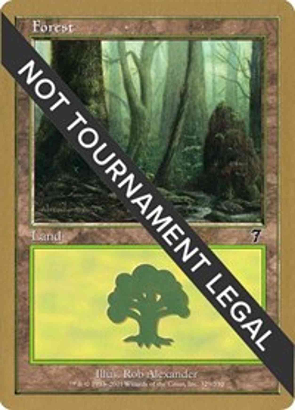 Forest (329) - 2001 Jan Tomcani (7ED) magic card front