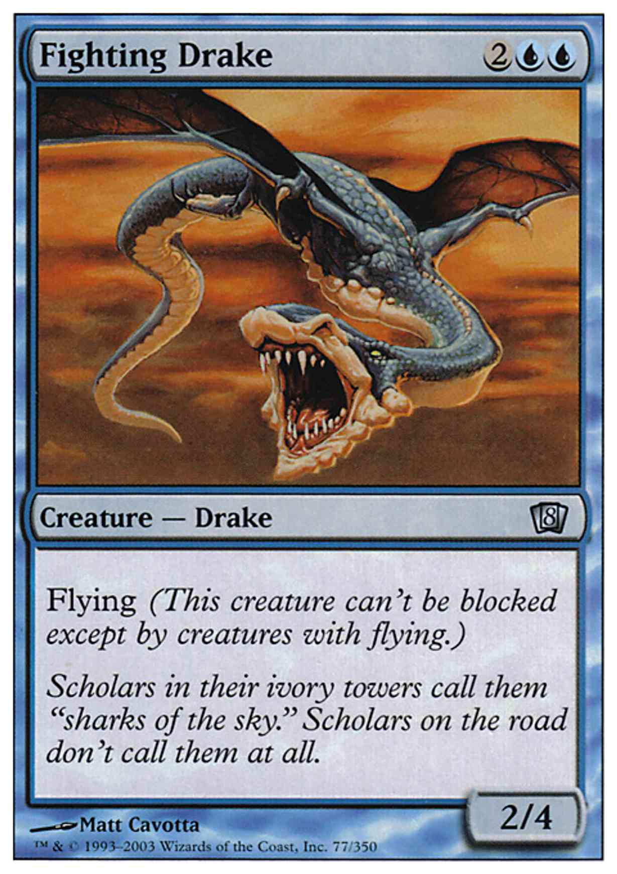 Fighting Drake magic card front