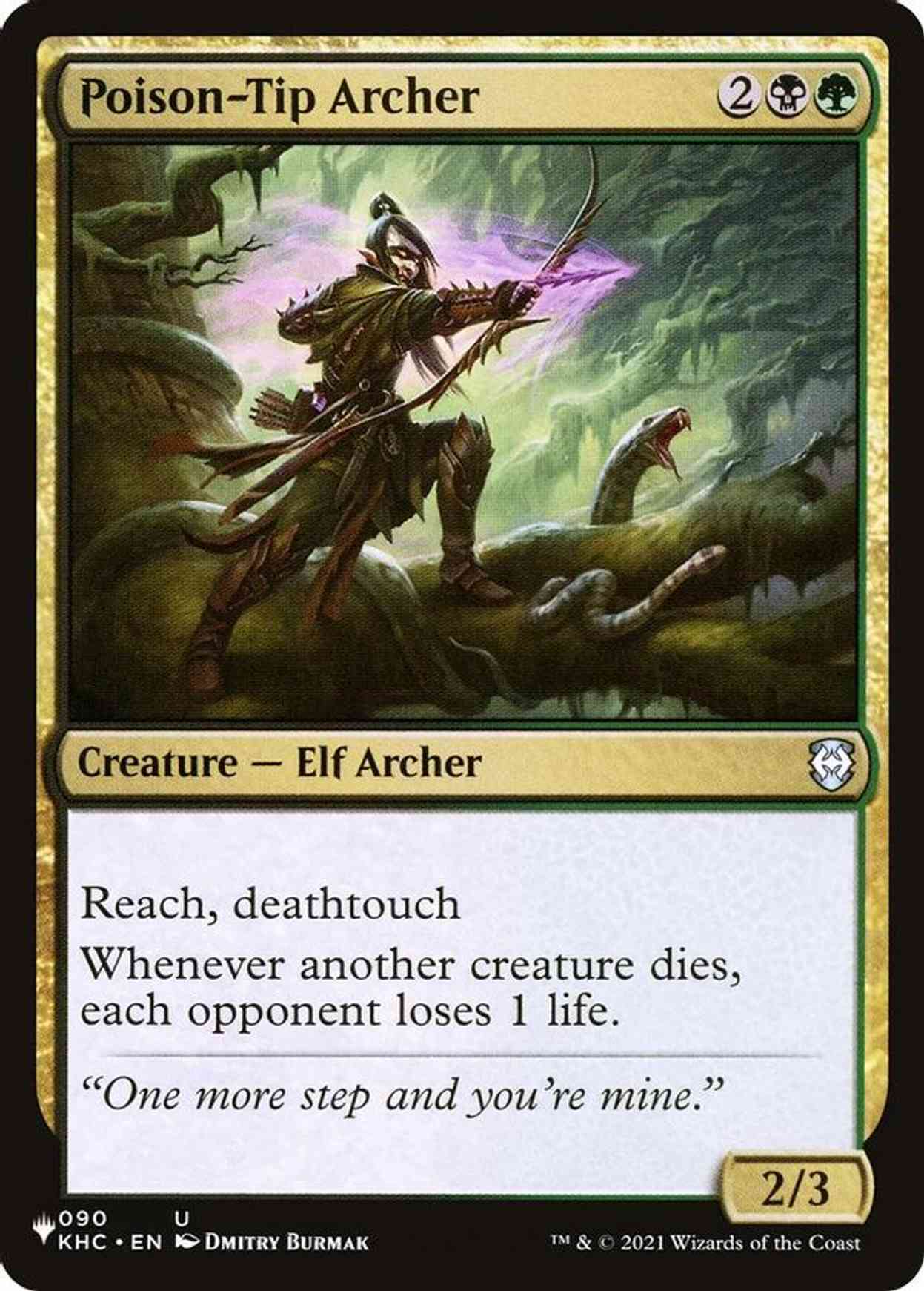 Poison-Tip Archer magic card front