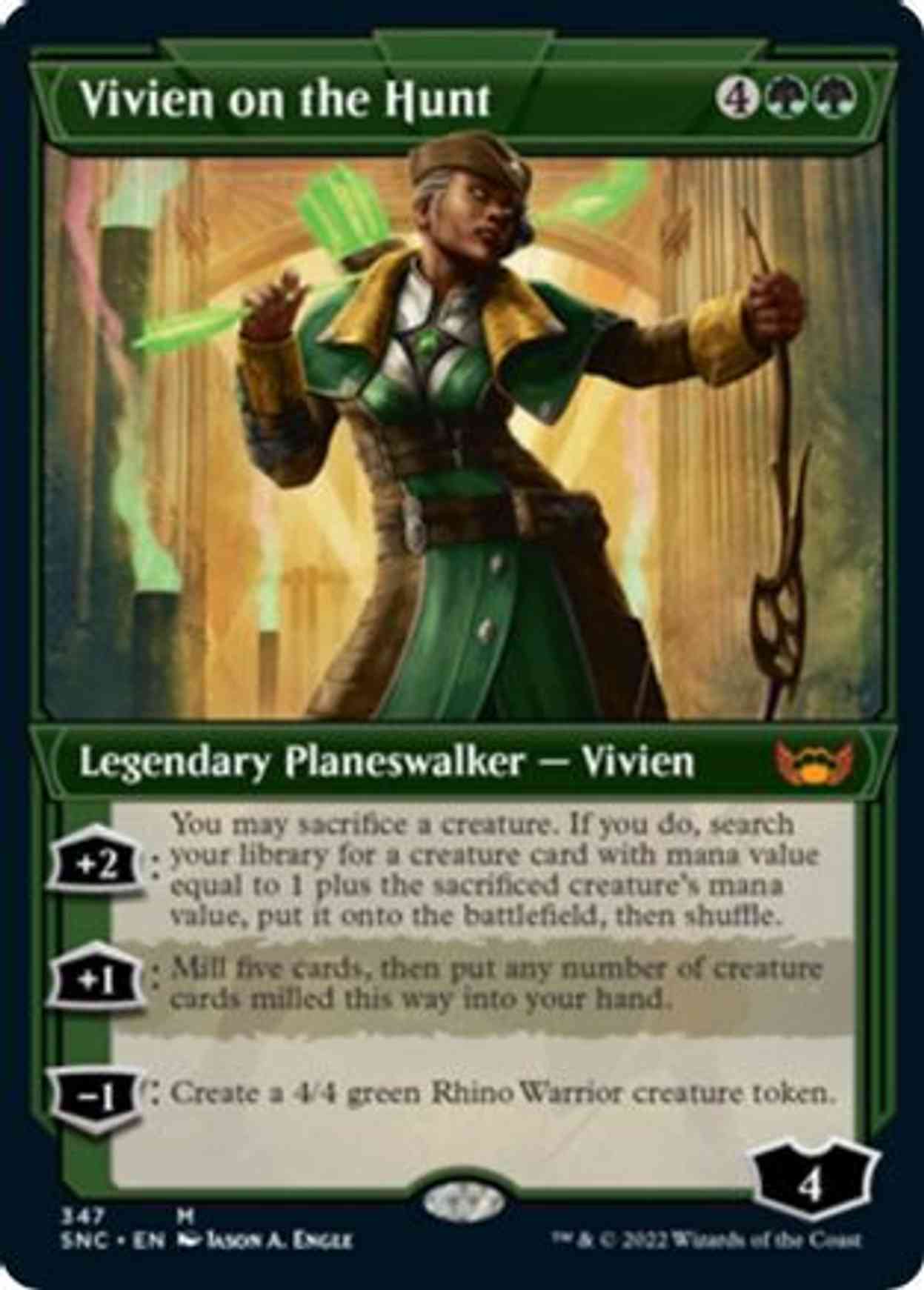 Vivien on the Hunt (Showcase) magic card front