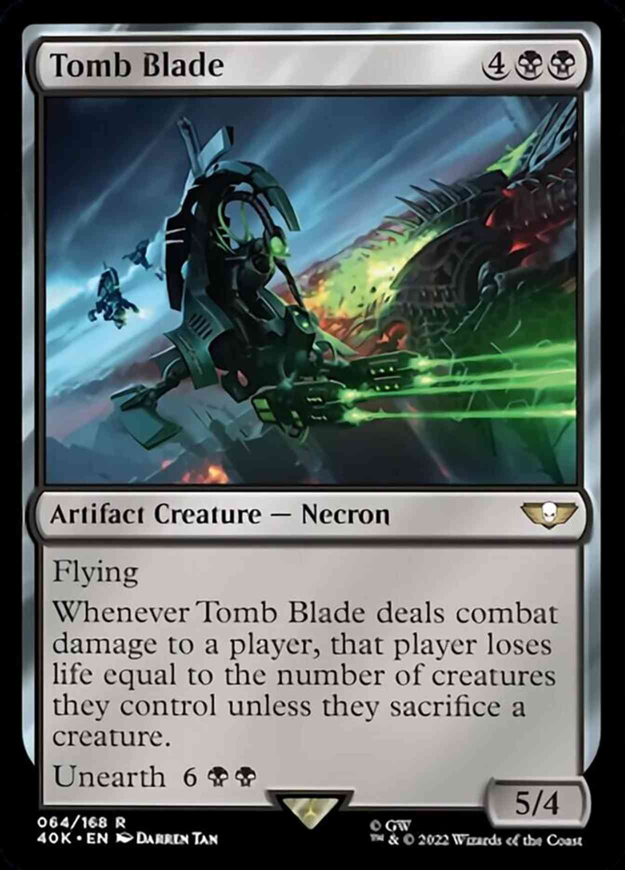 Tomb Blade magic card front
