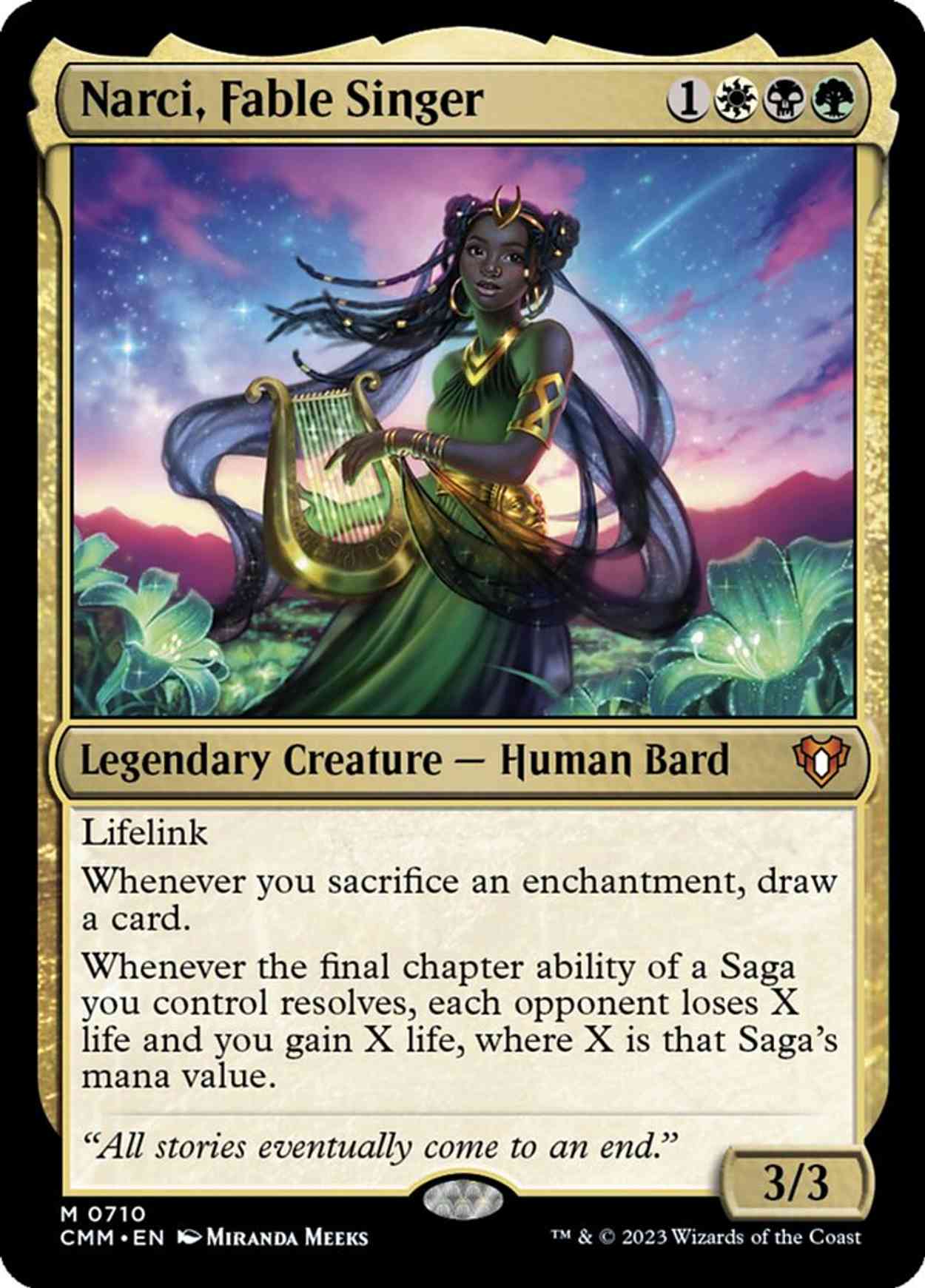 Narci, Fable Singer magic card front