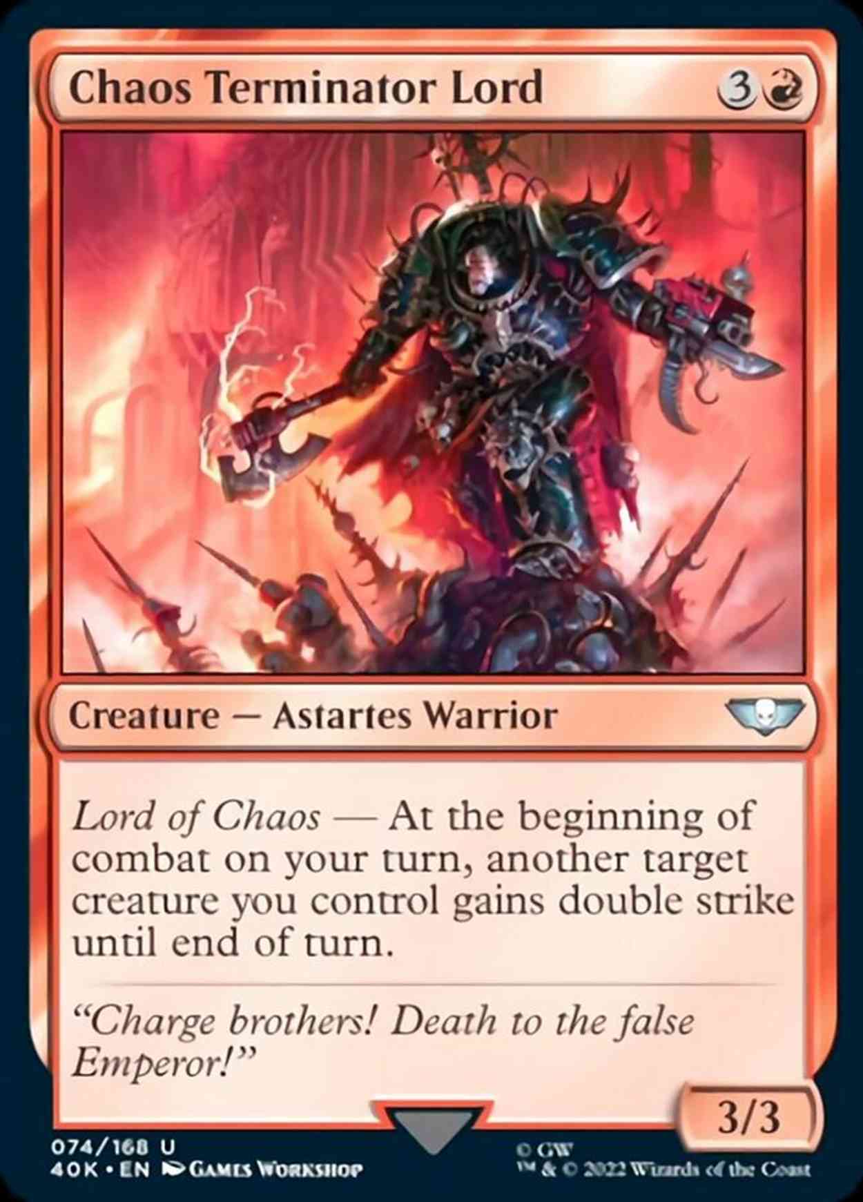 Chaos Terminator Lord magic card front