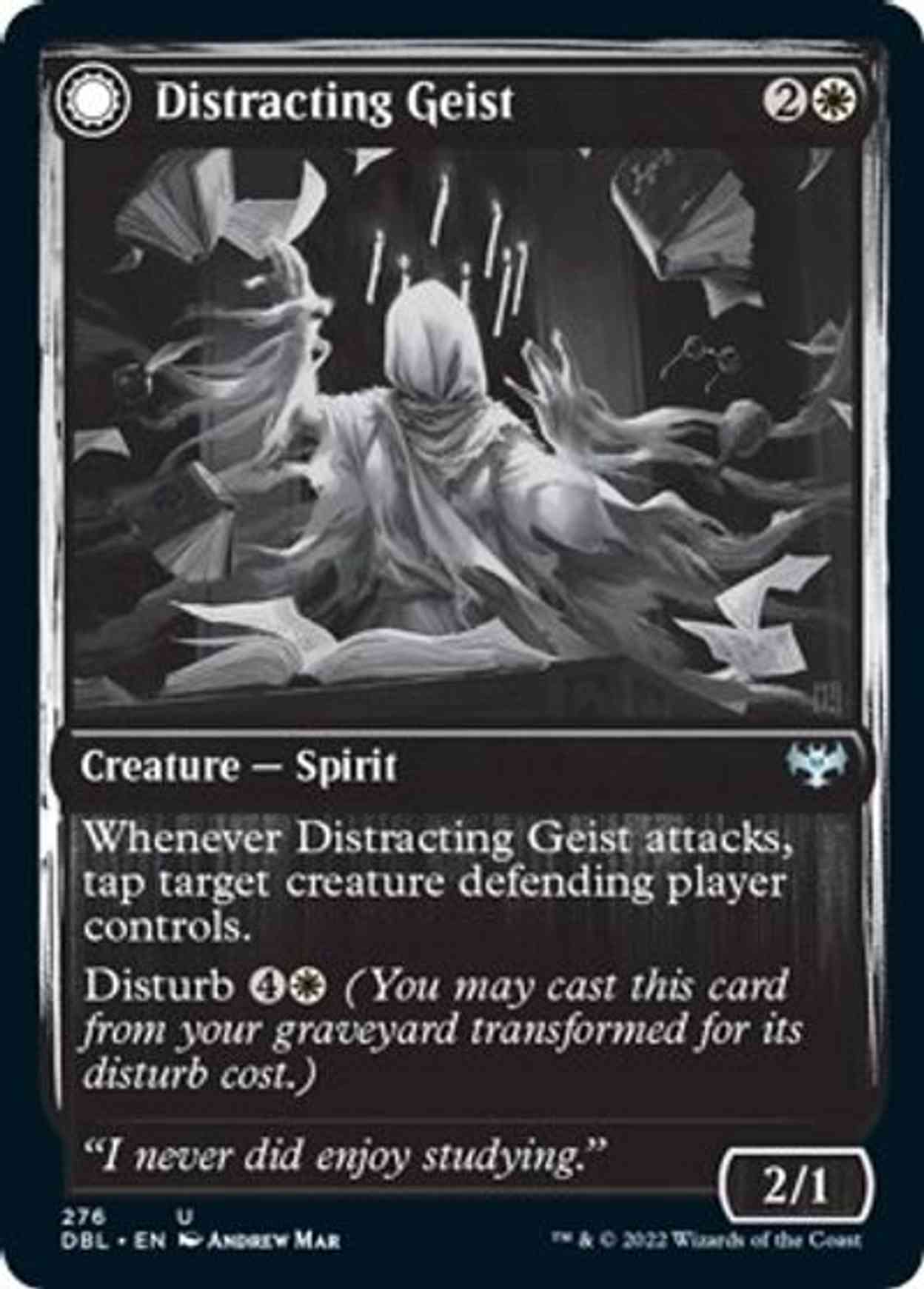 Distracting Geist magic card front