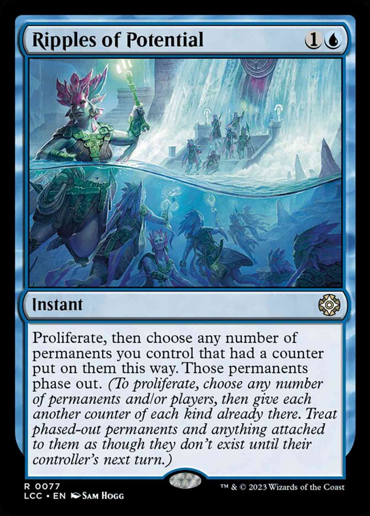 Ripples of Potential magic card front