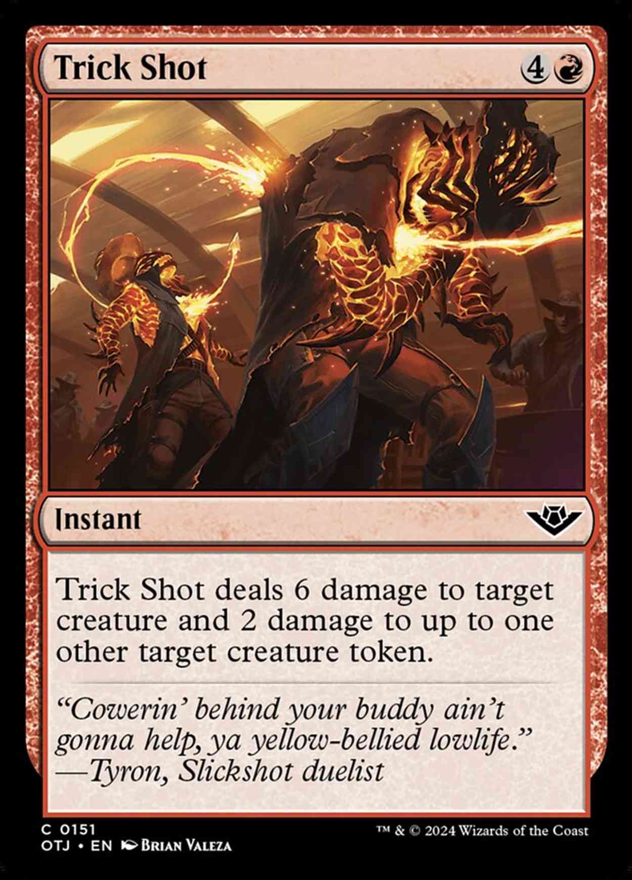 Trick Shot magic card front
