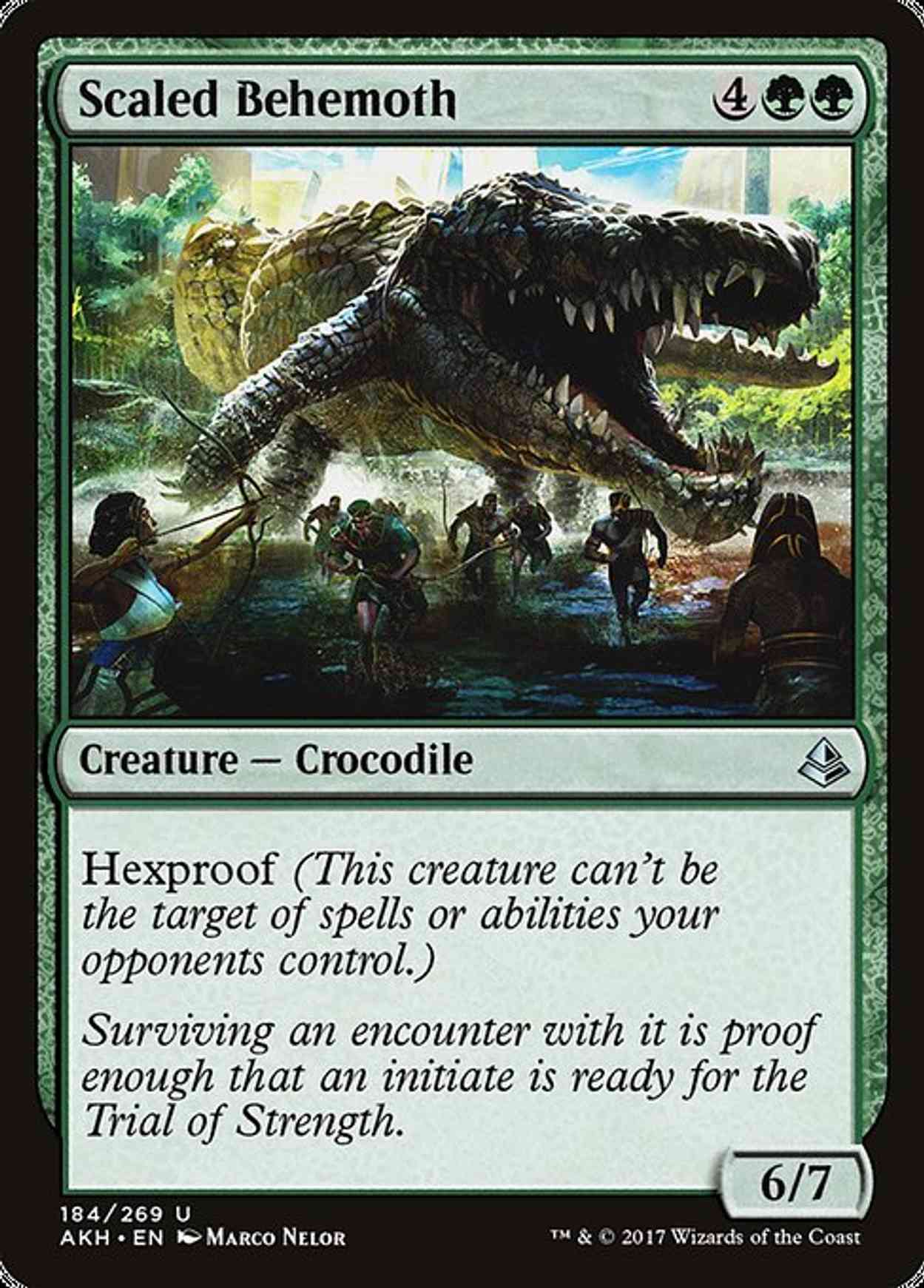 Scaled Behemoth magic card front