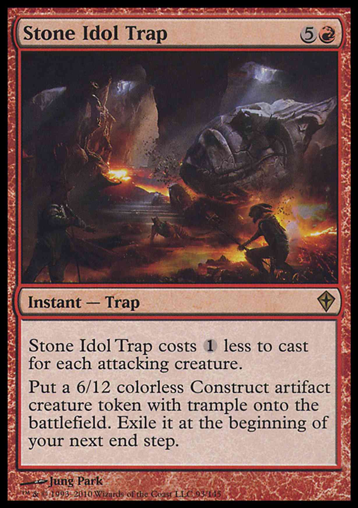 Stone Idol Trap magic card front