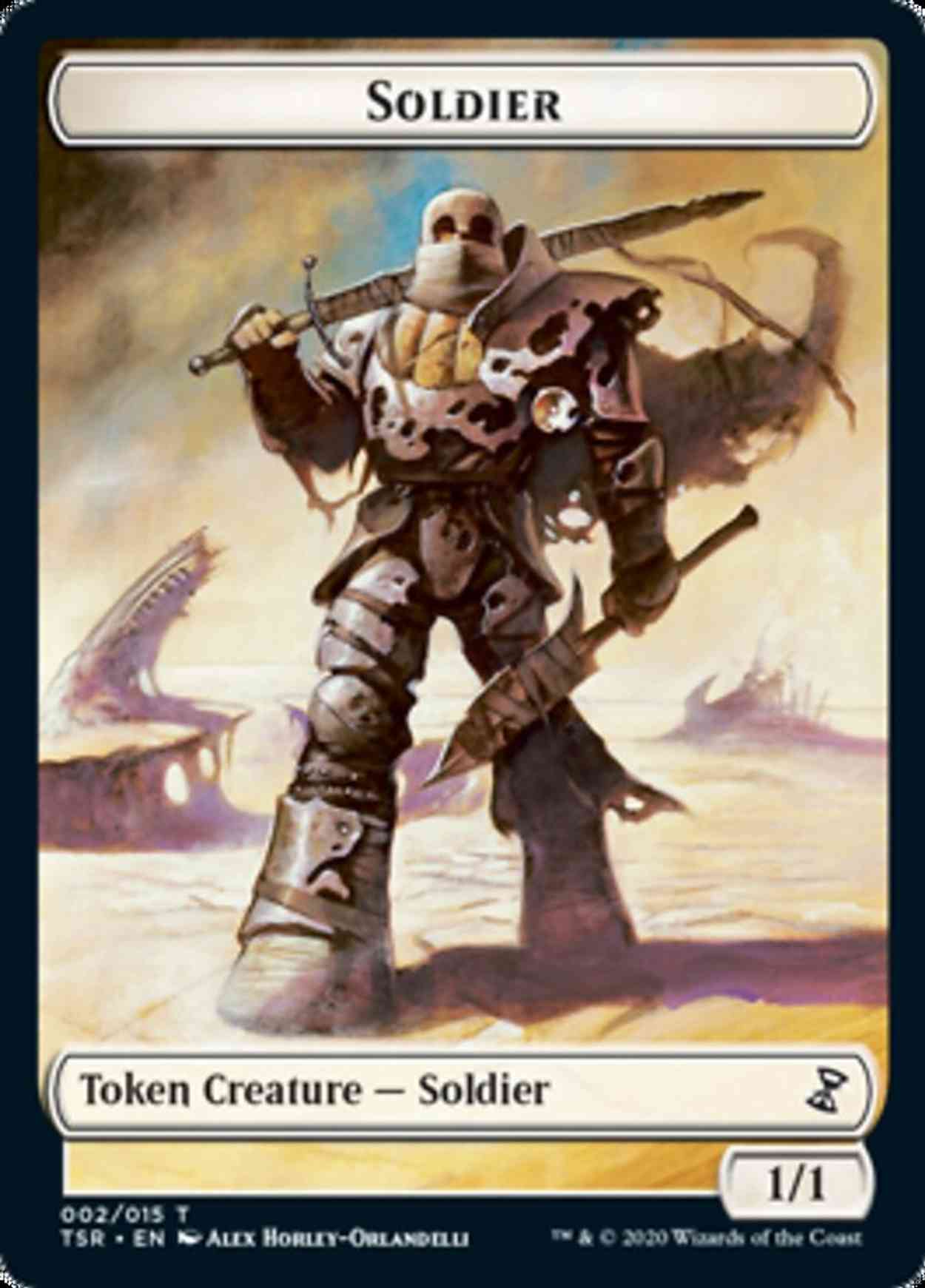 Soldier Token magic card front