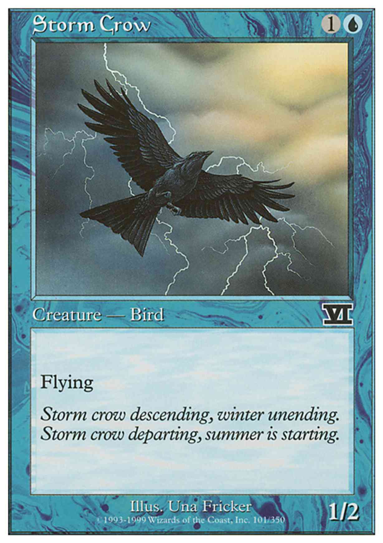Storm Crow magic card front