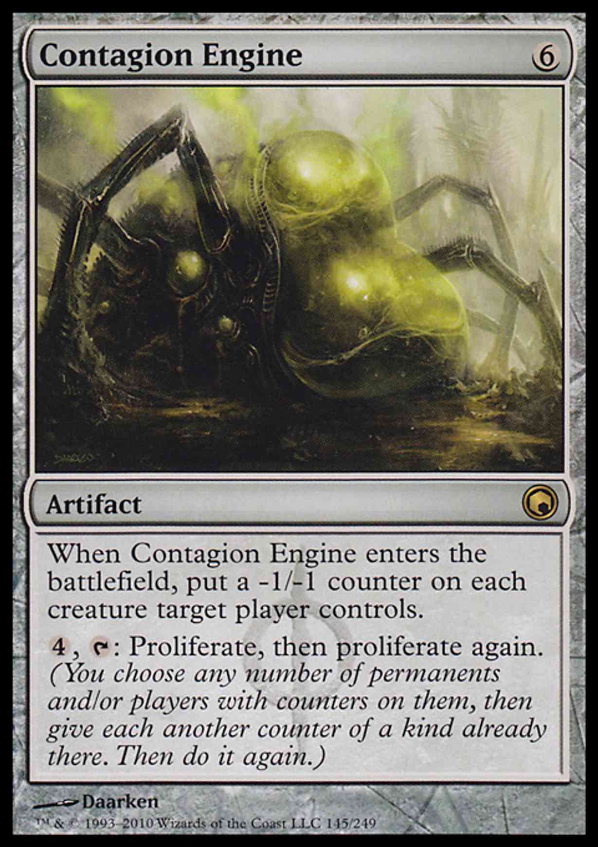 Contagion Engine magic card front