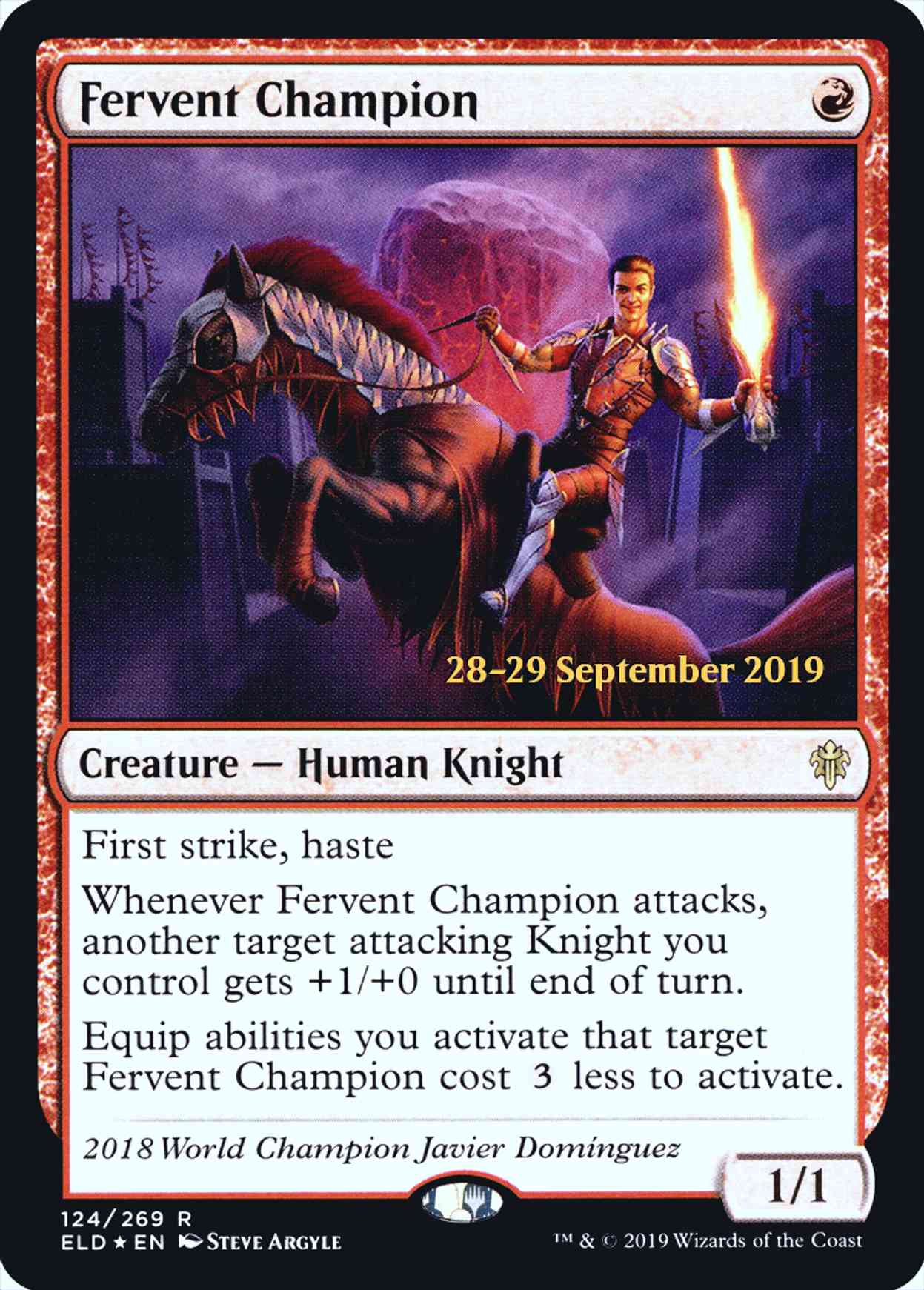 Fervent Champion magic card front