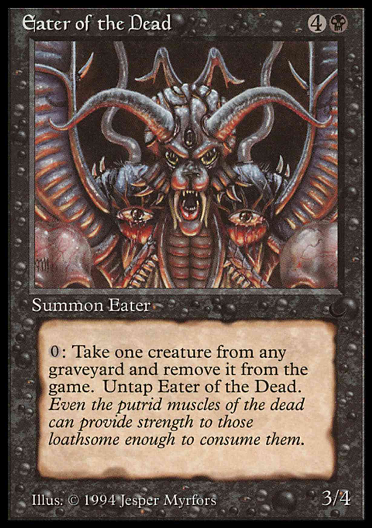 Eater of the Dead magic card front