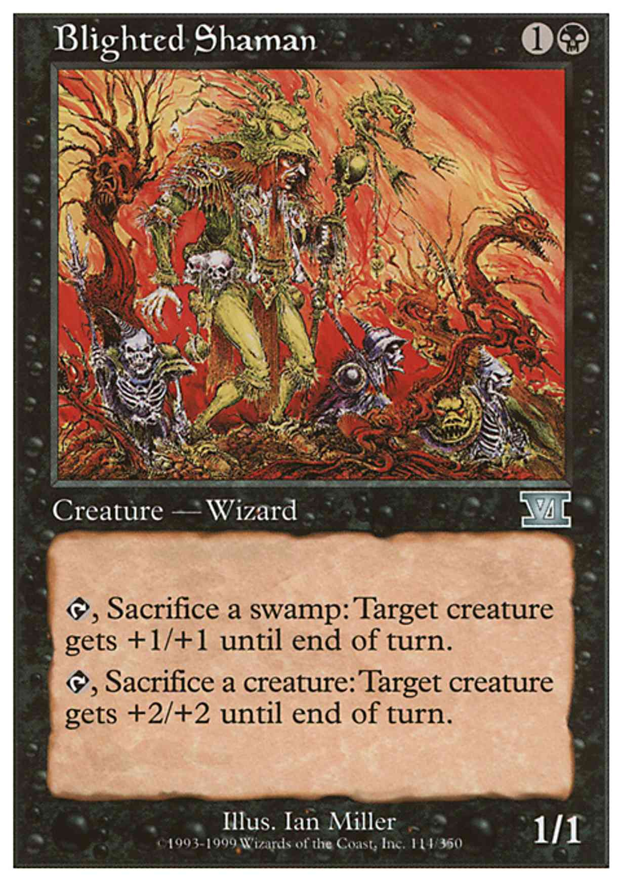 Blighted Shaman magic card front