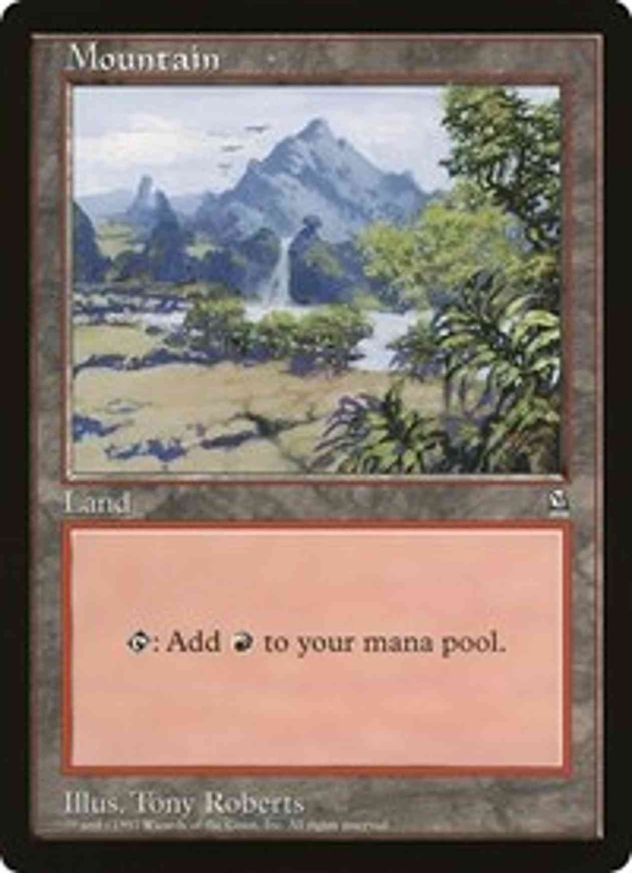 Mountain (Oversized) magic card front