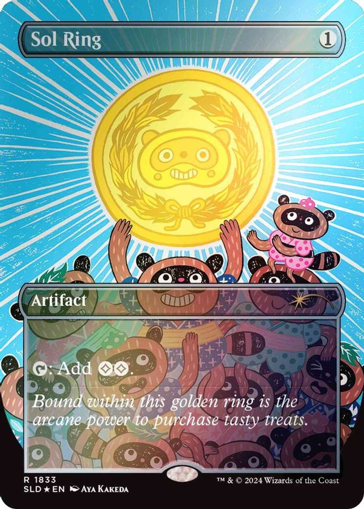 Sol Ring (1833) (Rainbow Foil) magic card front