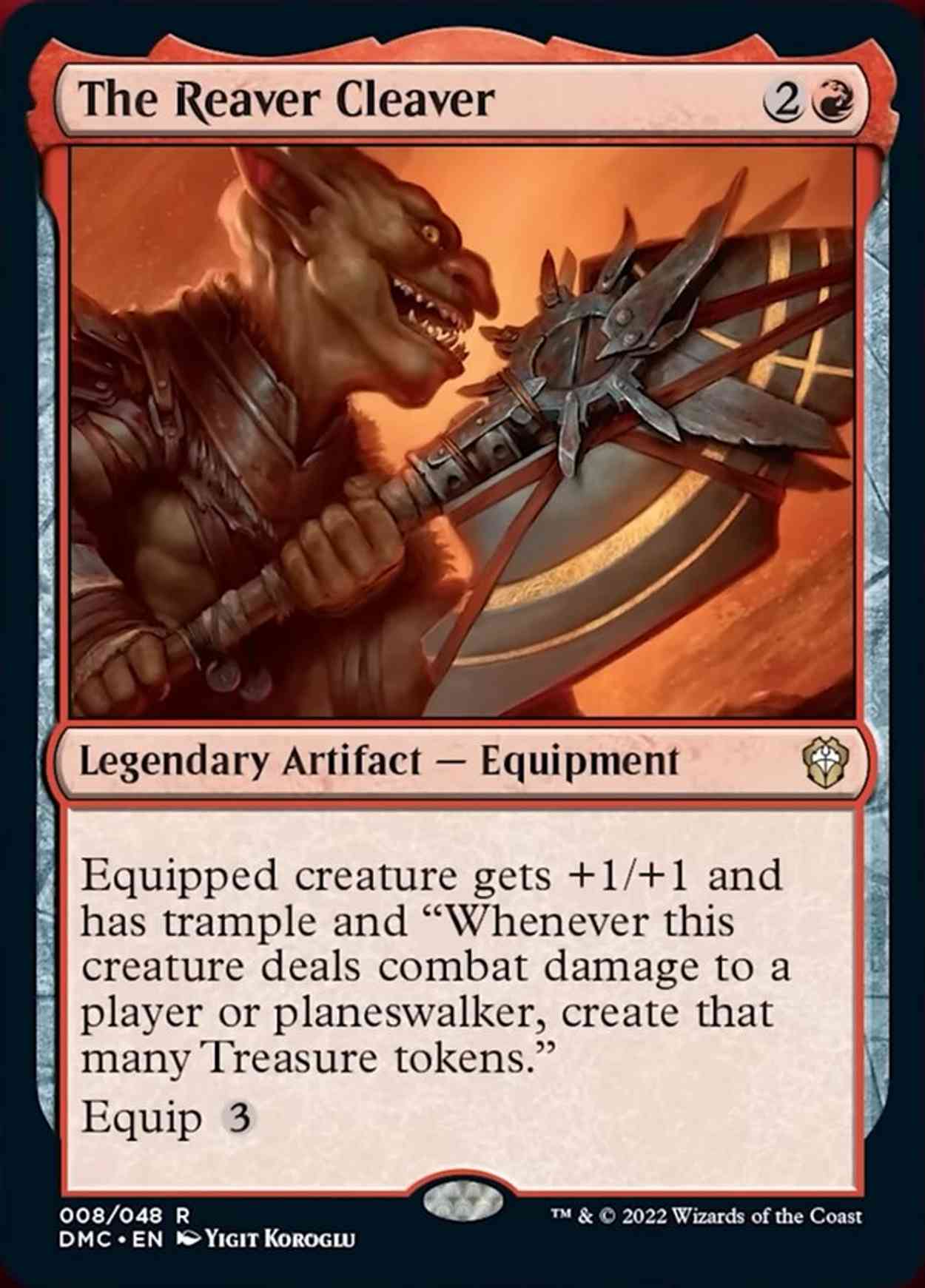 The Reaver Cleaver magic card front