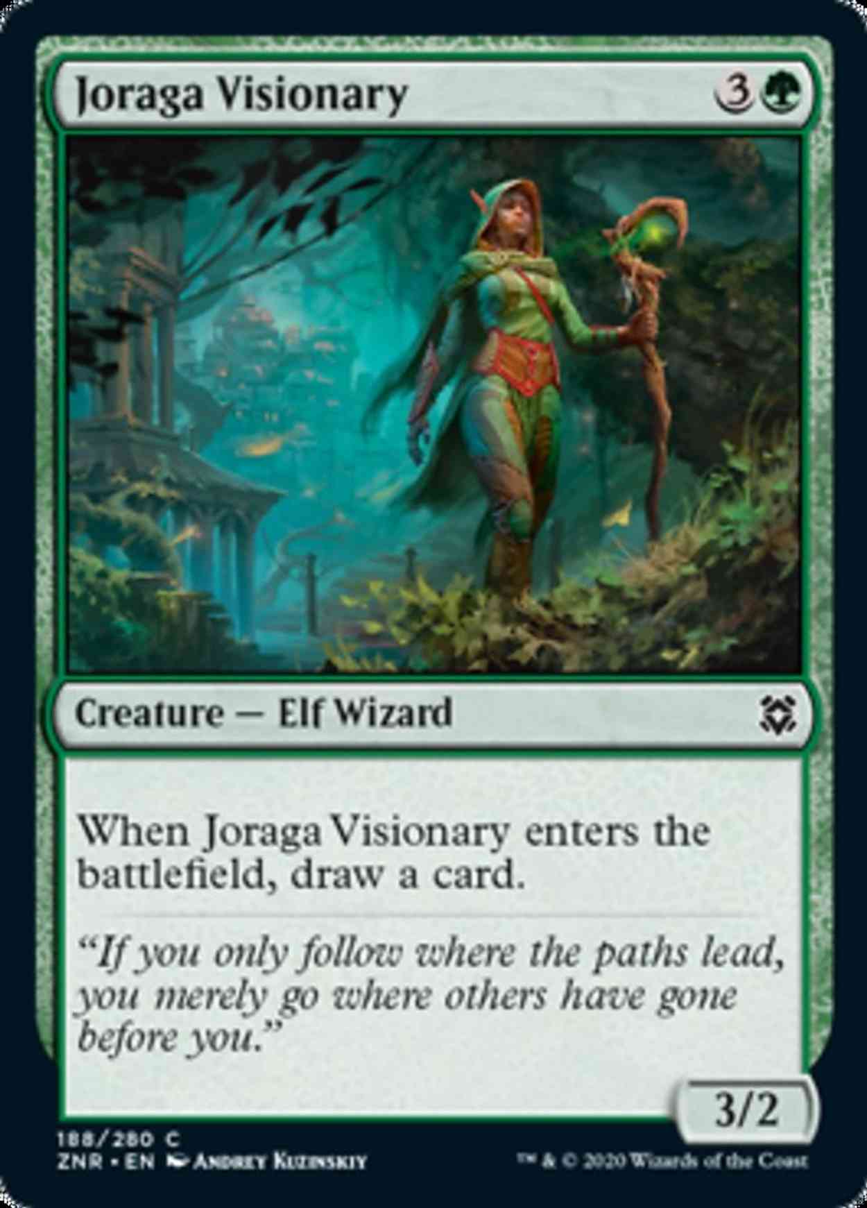 Joraga Visionary magic card front