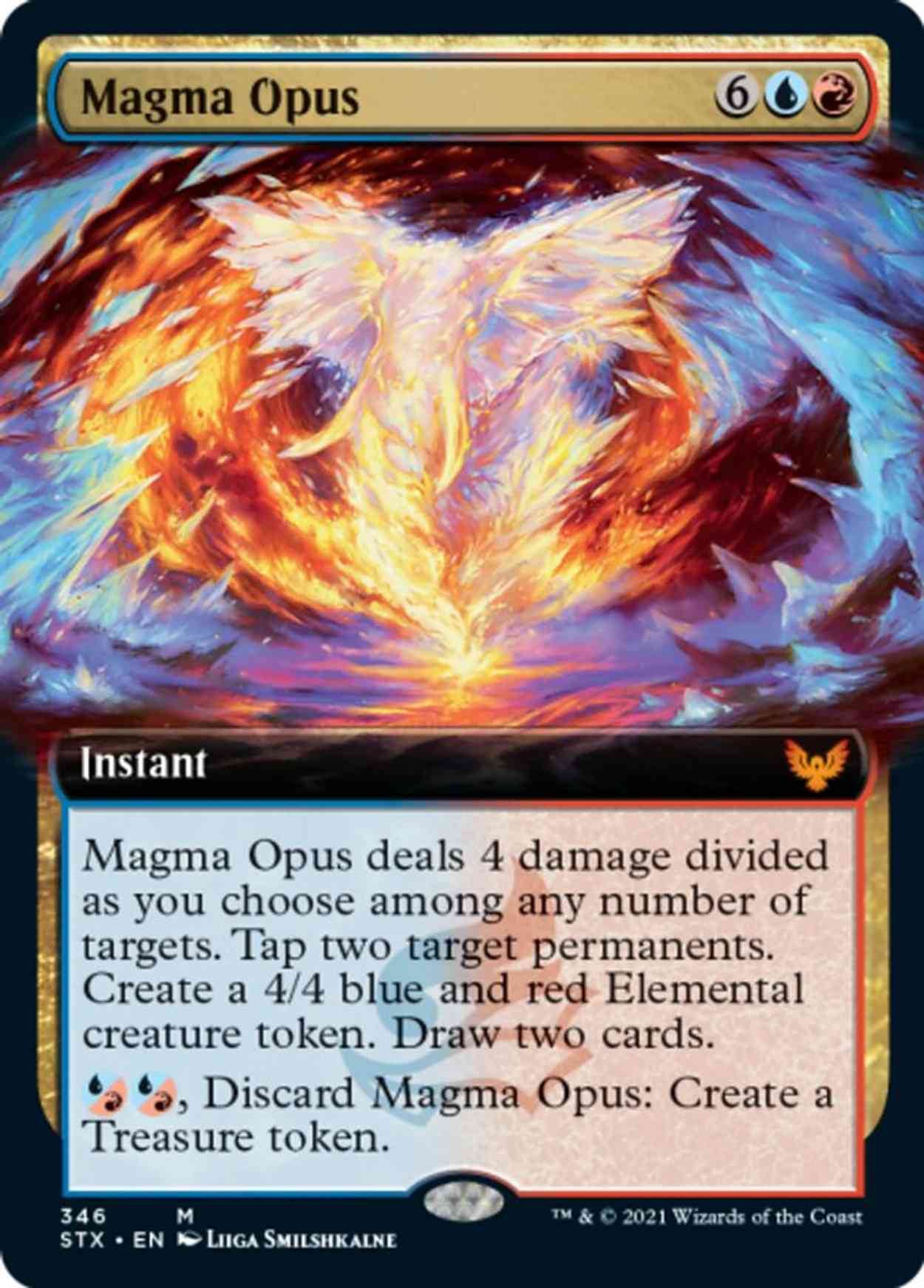 Magma Opus (Extended Art) magic card front