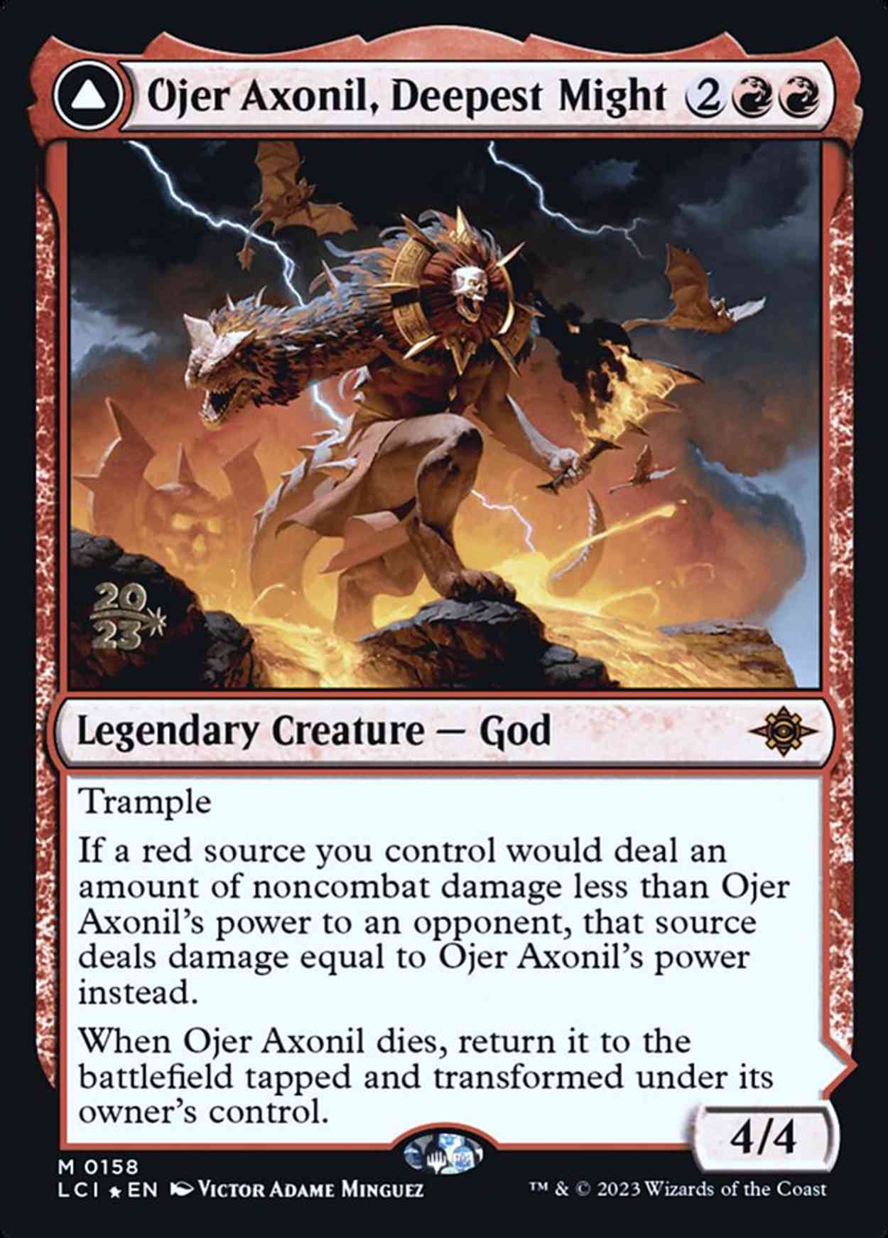 Ojer Axonil, Deepest Might magic card front