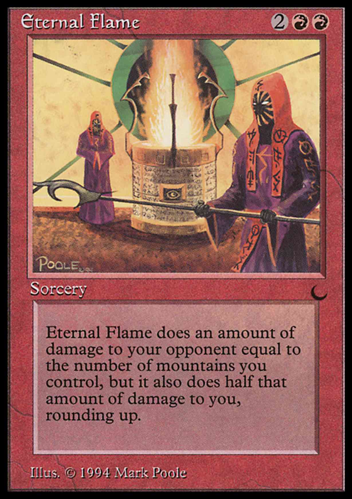 Eternal Flame magic card front
