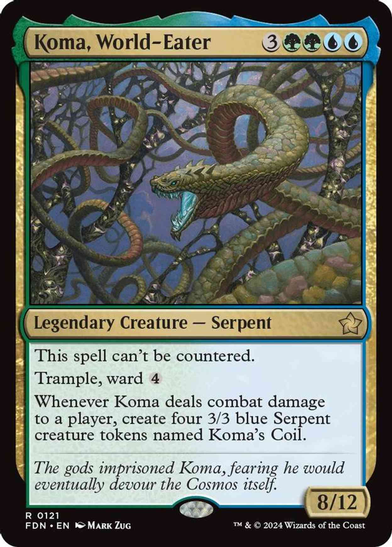 Koma, World-Eater magic card front