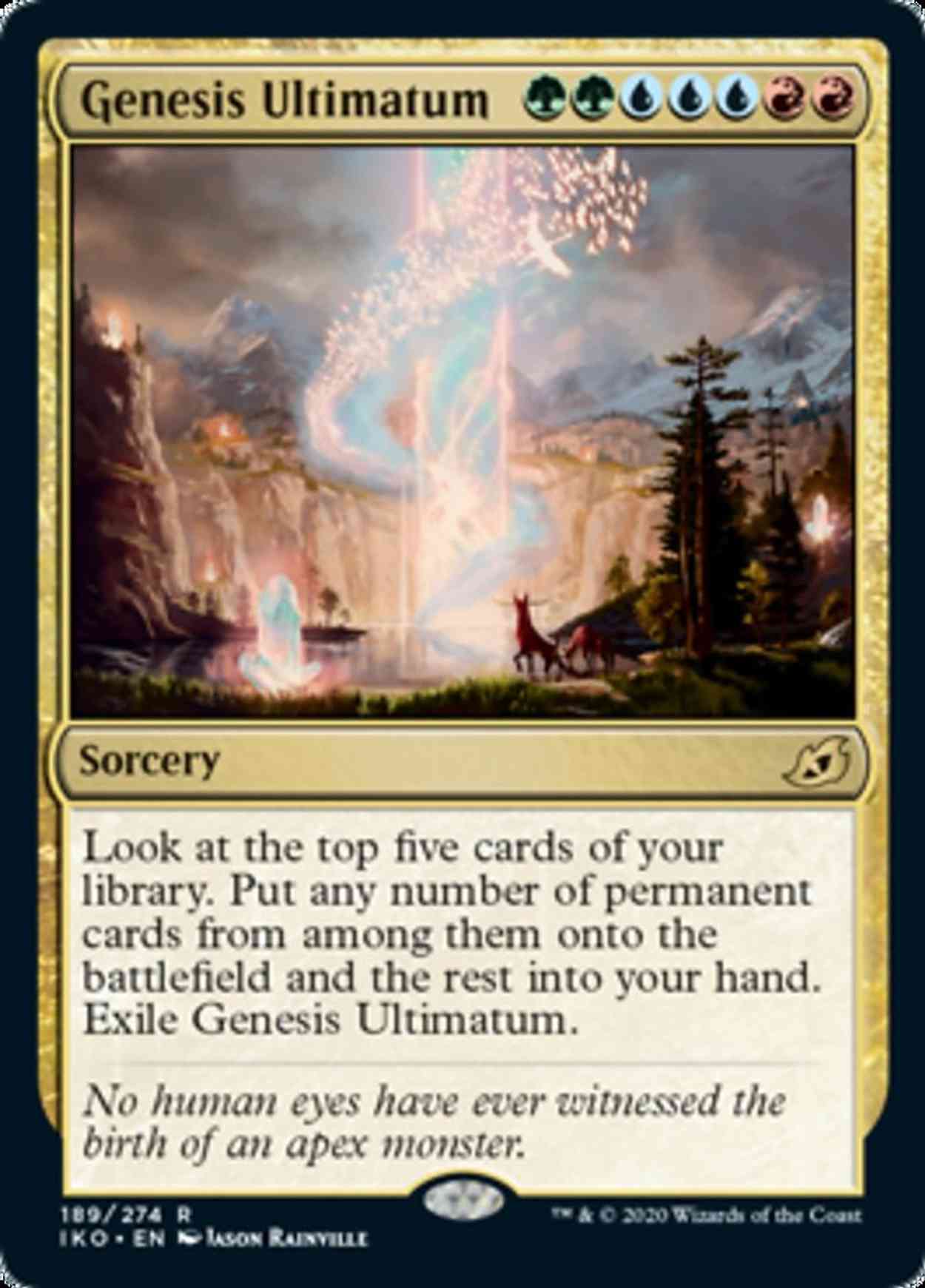 Genesis Ultimatum magic card front