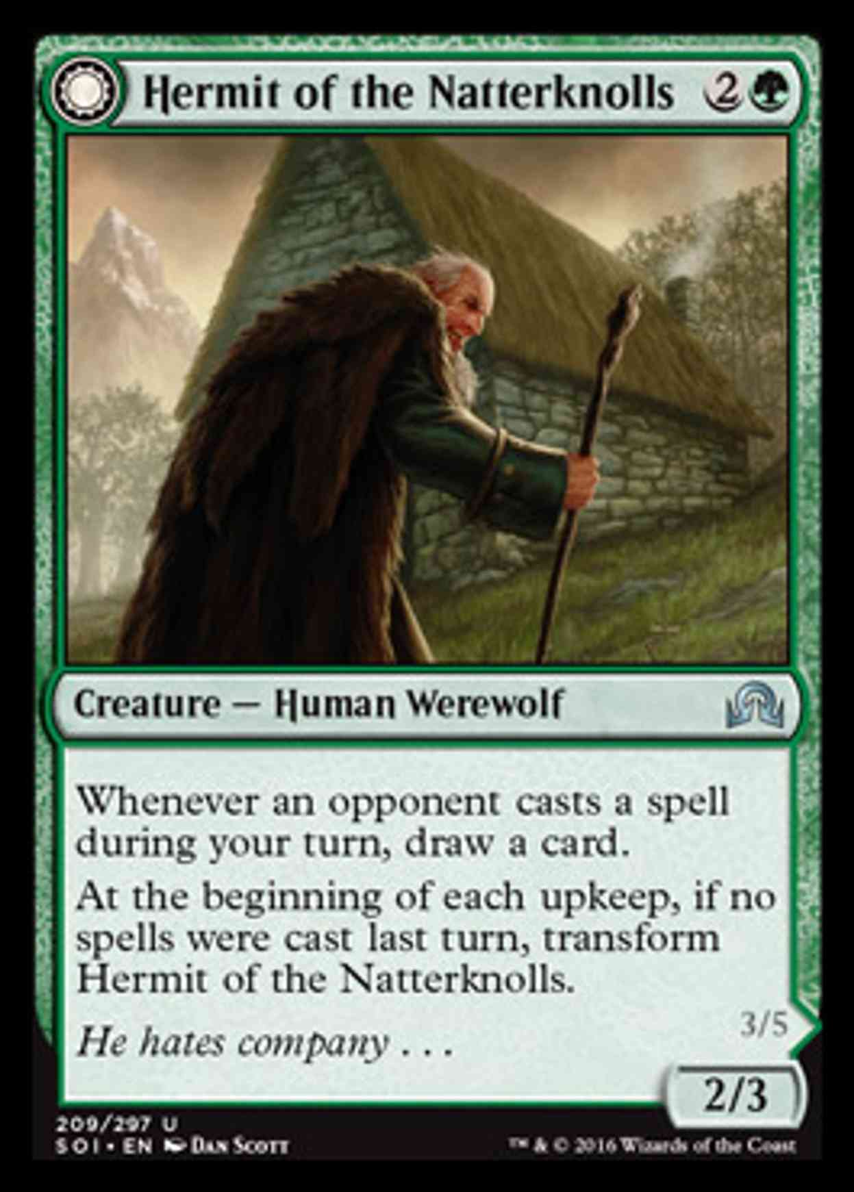 Hermit of the Natterknolls magic card front