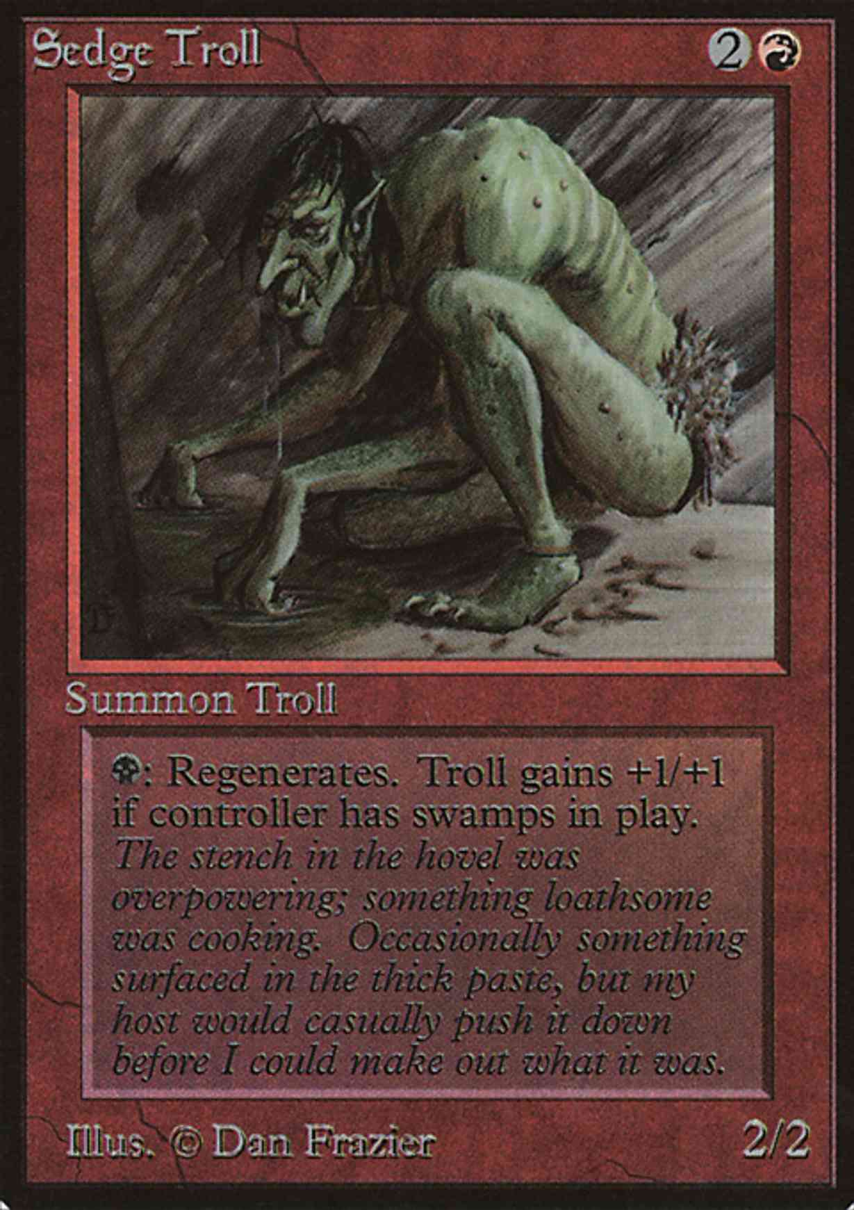 Sedge Troll magic card front